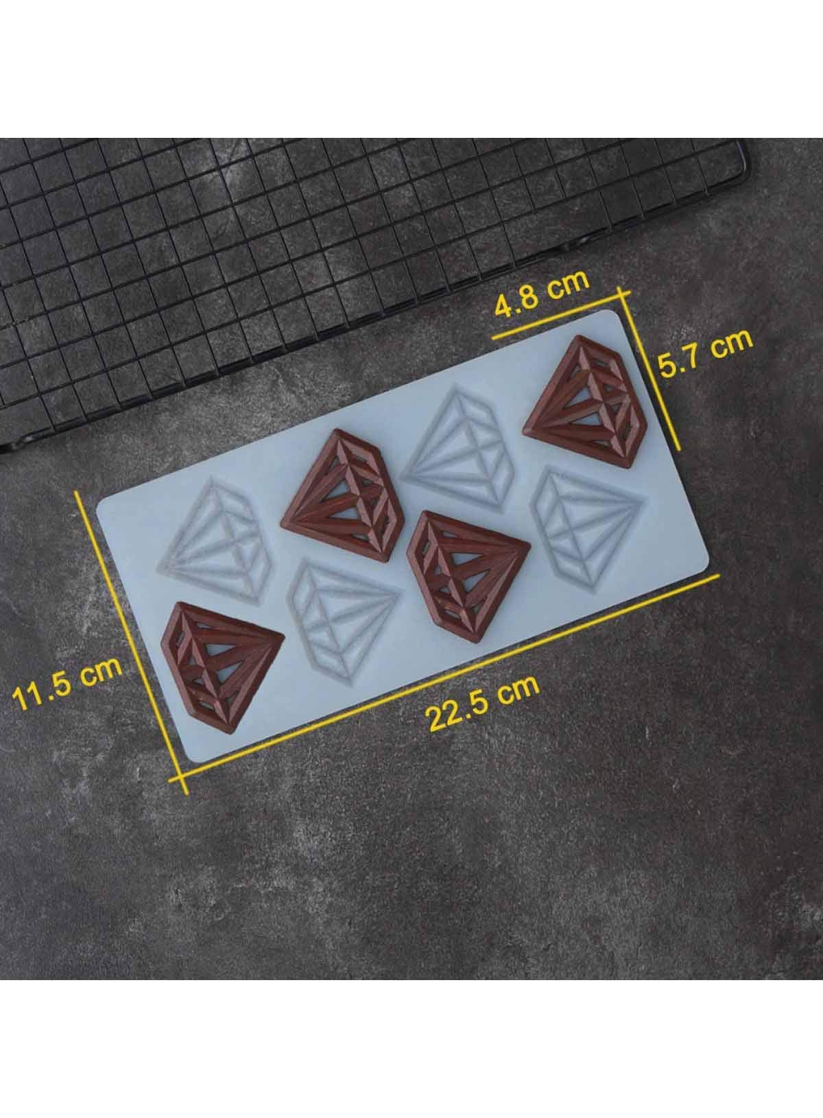 Triangle Cake Mould - Silicone for Chocolate & Fondant -5