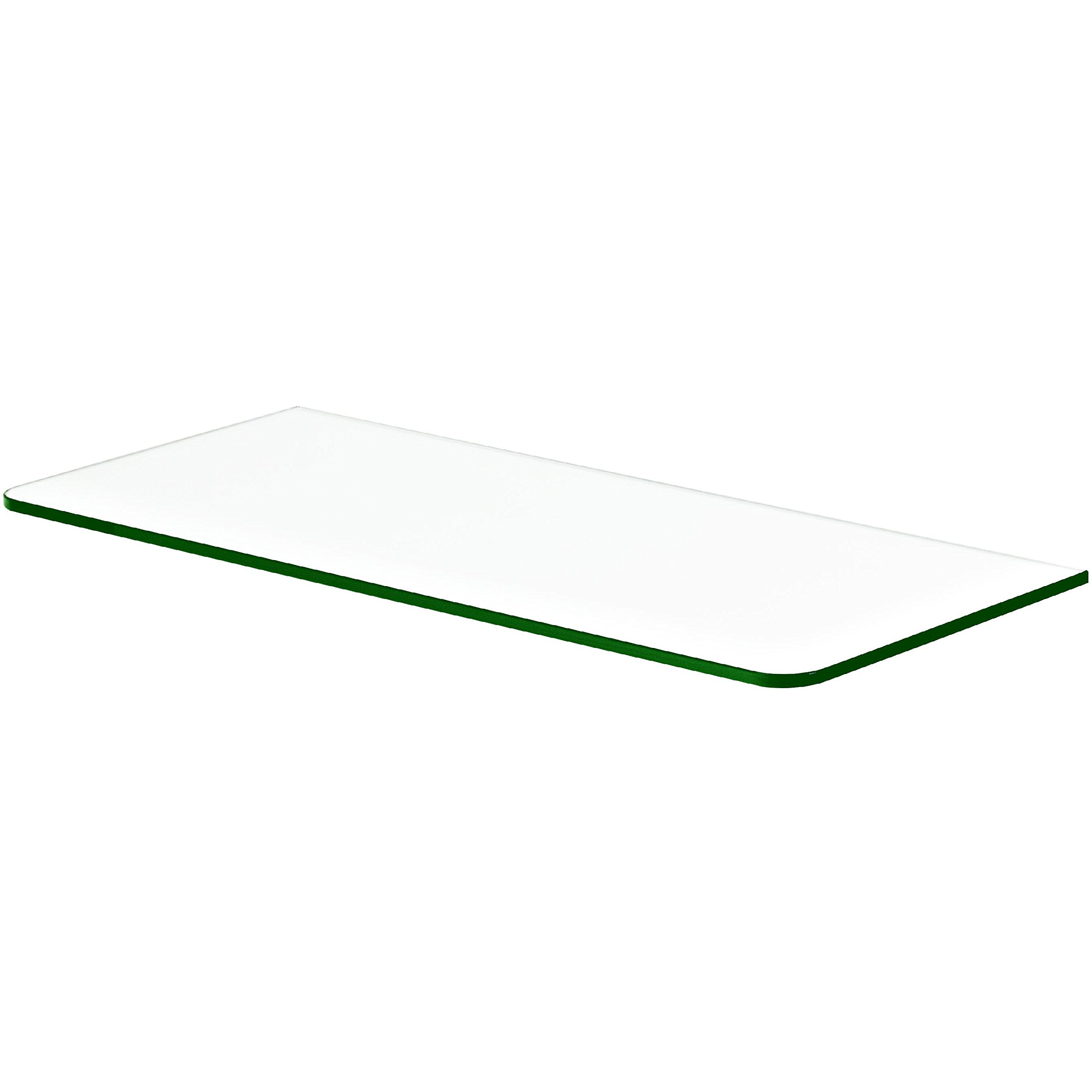 Mastershelf Clear 600X250x8mm Glass Shelf