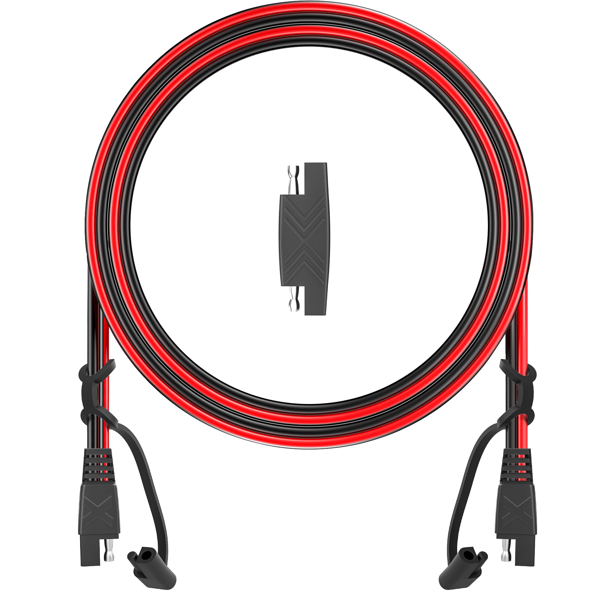 OYMSAE 3Feet SAE to SAE Extension Cable Quick Disconnect Connector 16AWG,for Automotive, Solar Panel Panel SAE Plug (3FT(16AWG)) - solar and wind power | Mubboo
