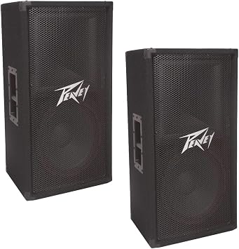Peavey (2 Pv112 Pro Audio DJ Single 12 Passive 2-Way 800W Pa Speaker Pair New