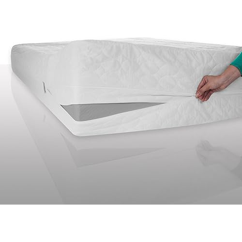 Remedy Cotton Mattress Protector-King, White