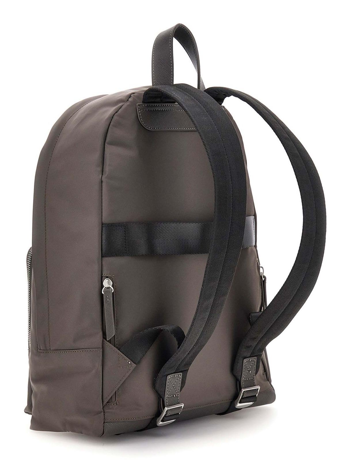 GUESS mochila para el portátil con compartimento para portátil Milano Backpack Deep Taupe marrón oscuro