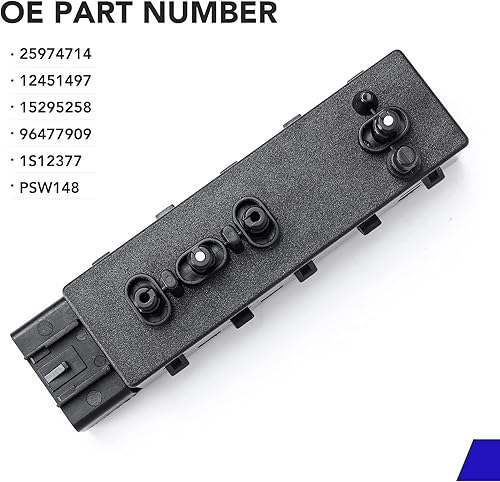 Miniatura 3 de 25974714 Interruptor de asiento eléctrico para el lado del conductor Compatible con Chevy Malibu Camaro Equinox Malibu GMC Acadia Terrain Buick