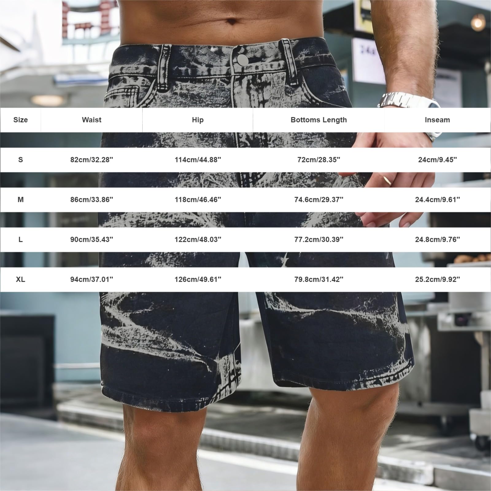 Genérico Pantalon Corto Hombre Deporte Tejido de Sarga Resistente al Desgaste Ajuste Holgado y cómodo Ideal para Uso Diario y Actividades al Aire Libre