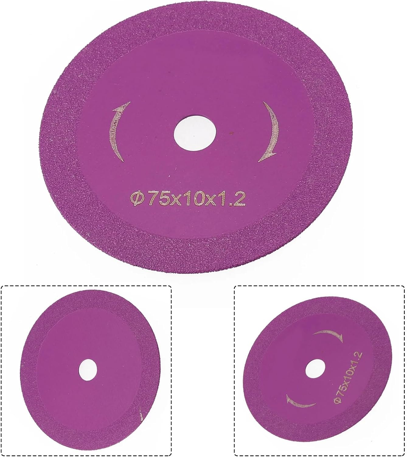 75mm Glass Cutting Disc for Angle Grinder Metal Circular Saw Blade Grinding Wheel Polishing Cutting Blade Brazing