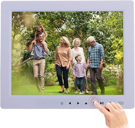 HL Digitaler FotoRahmen 10-Zoll-Touch-Taste MP3MP4-Player-Multi-Funktion-WerbeMaschine elektronischer Bilderrahmen UnterStAtzen Musik-Video-Takt Kalender weiAY HL Digitaler FotoRahmen 10-Zoll-Touch-Taste MP3MP4-Player-Multi-Funktion-WerbeMaschine elektronischer Bilderrahmen UnterStAtzen Musik-Video-Takt Kalender weiAY