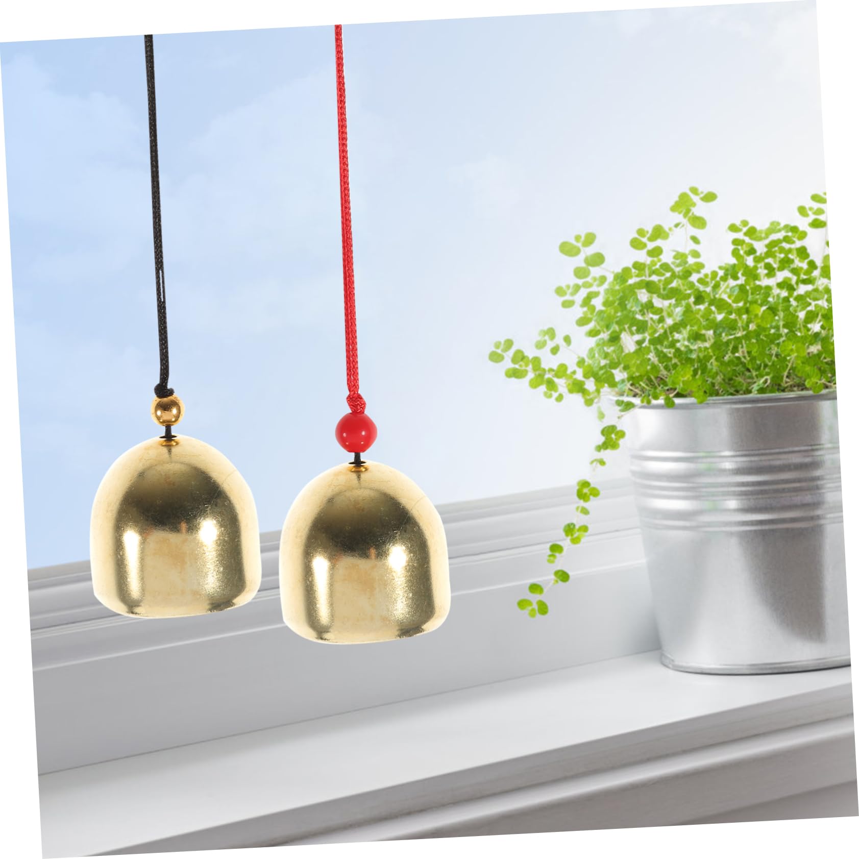 STOBOK 20pezzi Campane Rame Pendenti per Decorazioni Natalizie Sonagli Colorati per Fai da Te Materiale per Creazioni Festive e per
