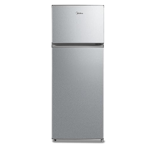 Immagine del prodotto Midea MERT210FGE50 Frigorifero doppia porta 204 L, frigorifero combinato, 176kWh/annum, controllo della temperatura regolabile, Luce LED, Argento