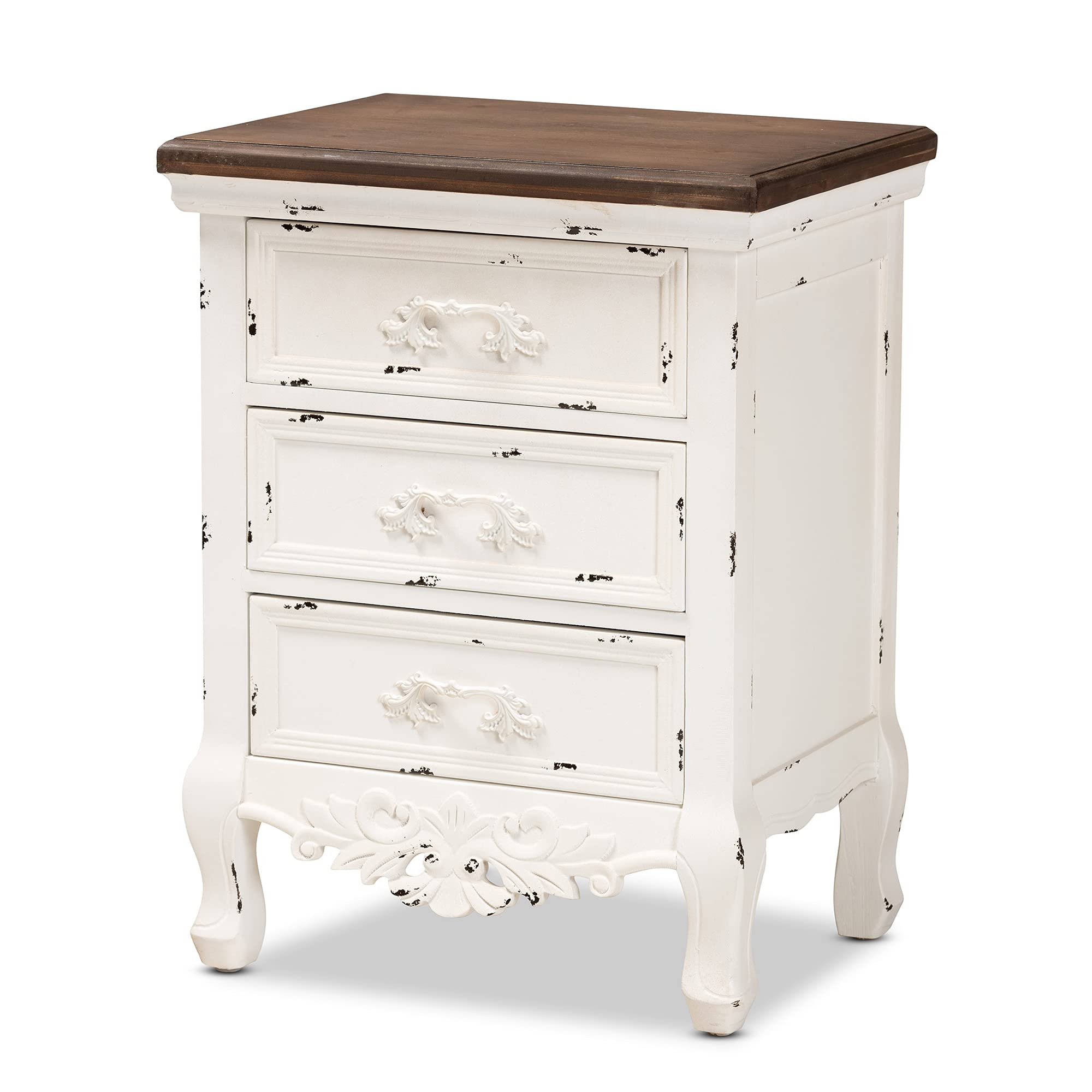 Amazon.com: Baxton Studio Levron Classic and Traditional Walnut