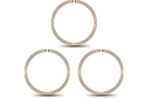 Rose Gold Nose Rings for Women: Understated Elegance and Comfort