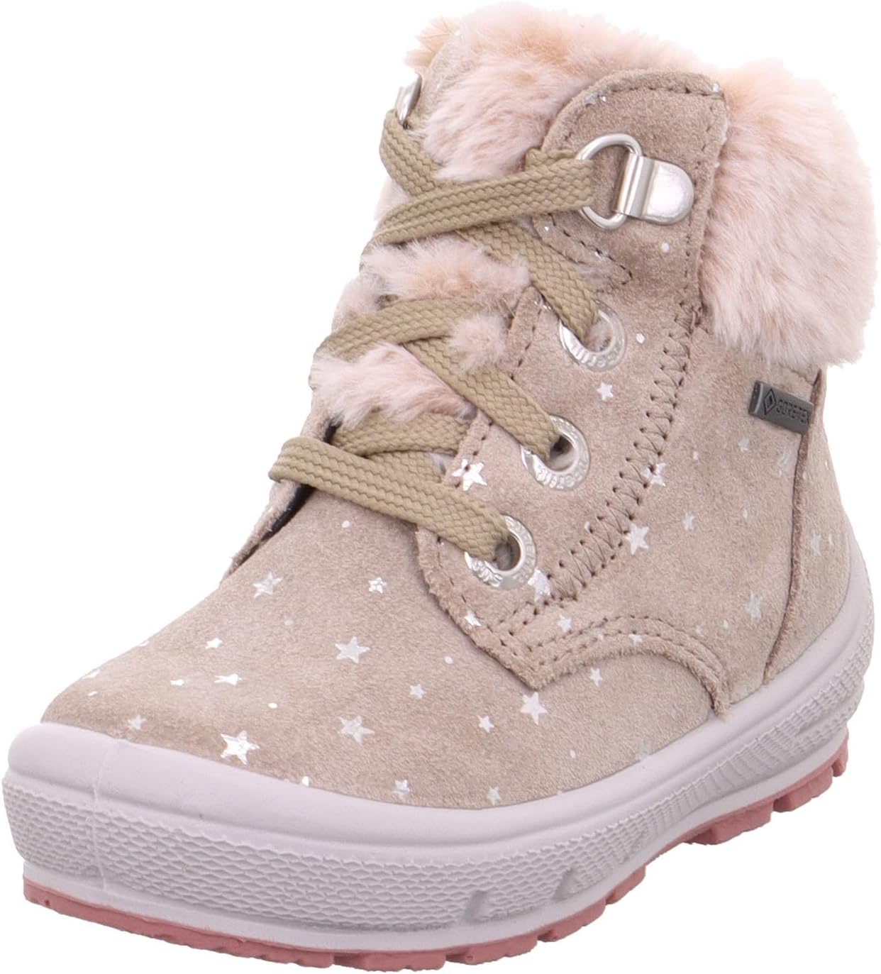 Superfit Groovy Baby-Girls Snow Boots, Beige 4000, 19 EU