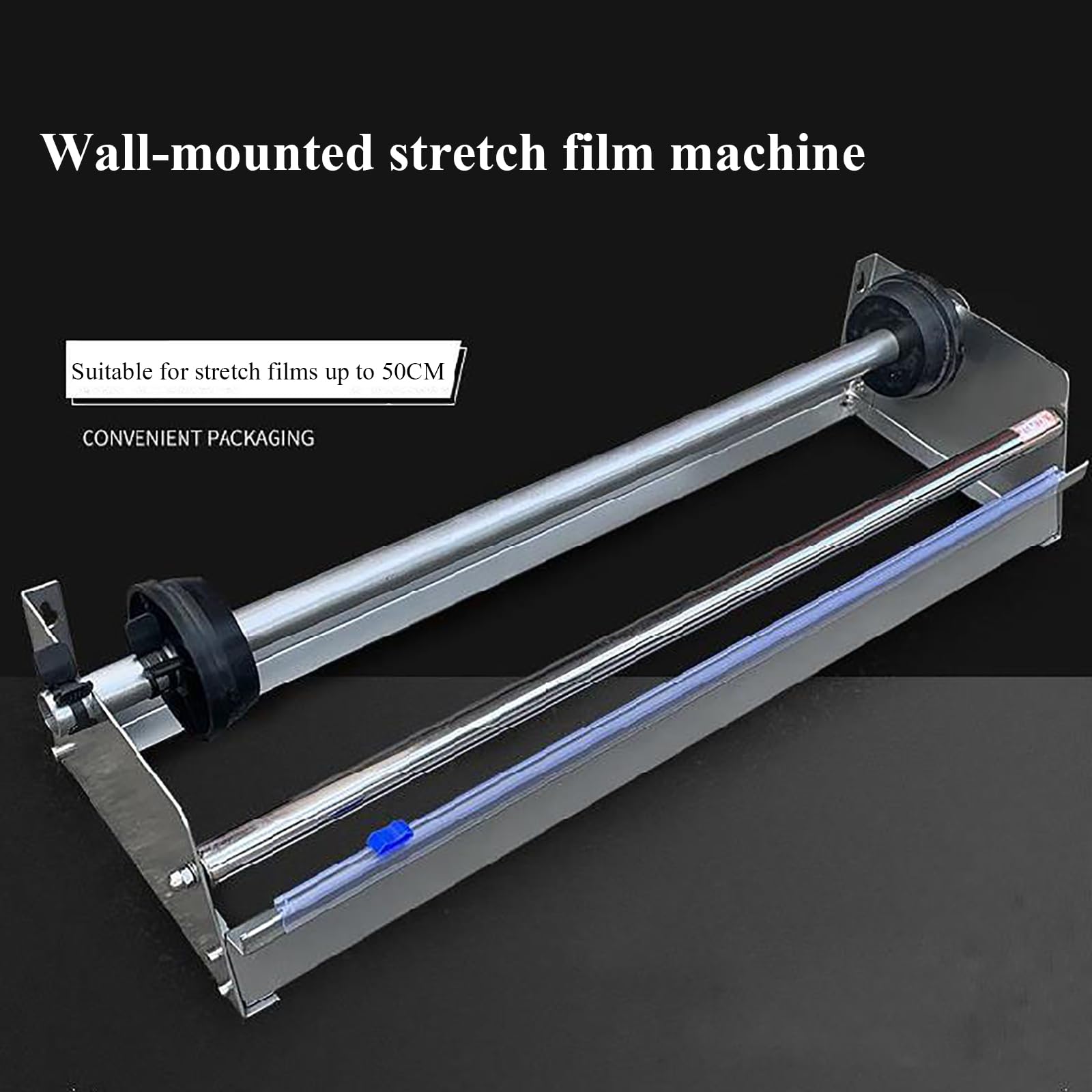 Machine d'emballage Manuelle De Film Étirable, Distributeur De Film Étirable Mural De 50 Cm, Propre Et Beau, Haute Efficacité, Entrepôt, Outil d'emballage Manuel De Palettes Alimentaires