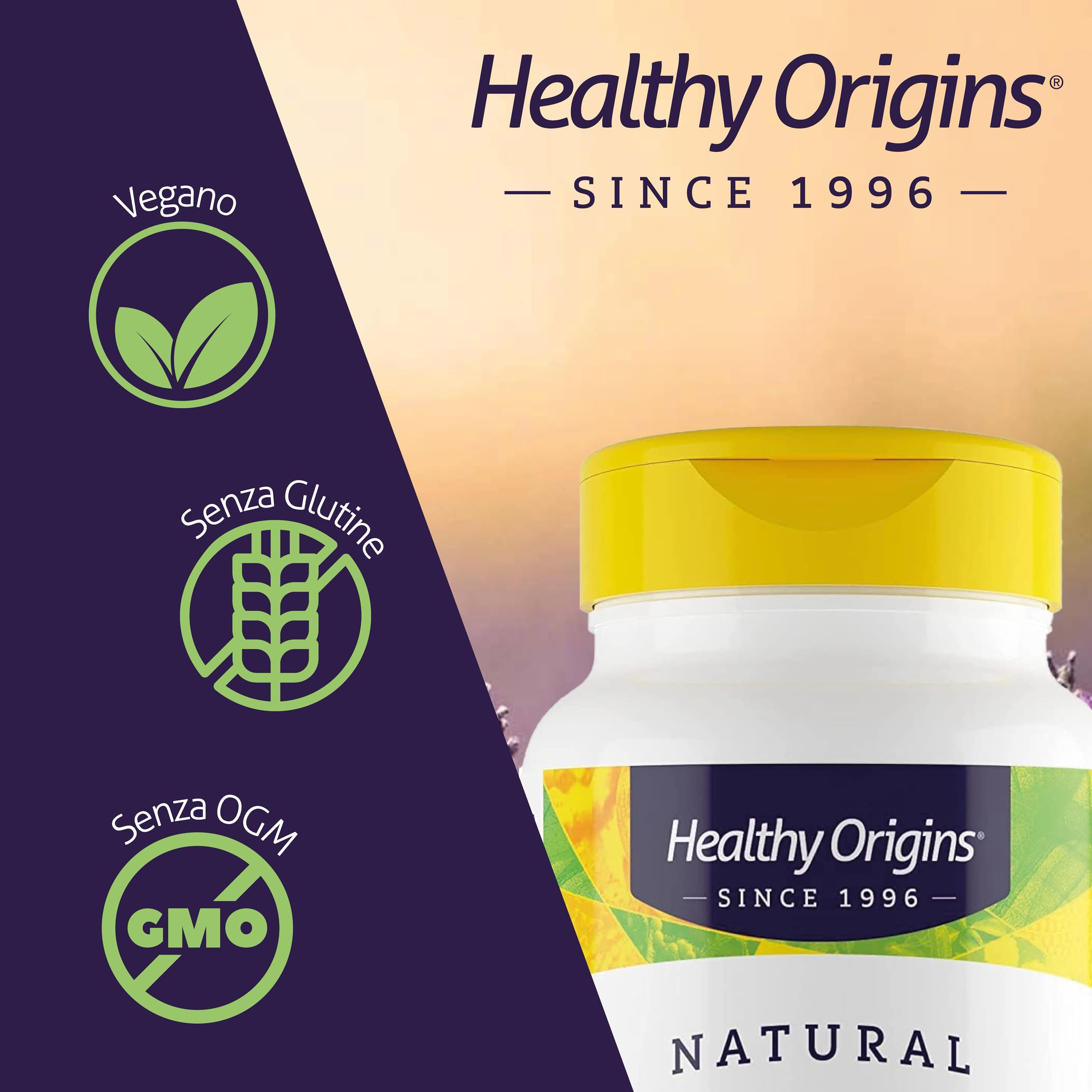 Healthy Origins, Nattokinase, 2000 FU, 180 Capsule vegane, Testato in Laboratorio, Vegetariano, Senza Soia, Senza Glutine, Non OGM