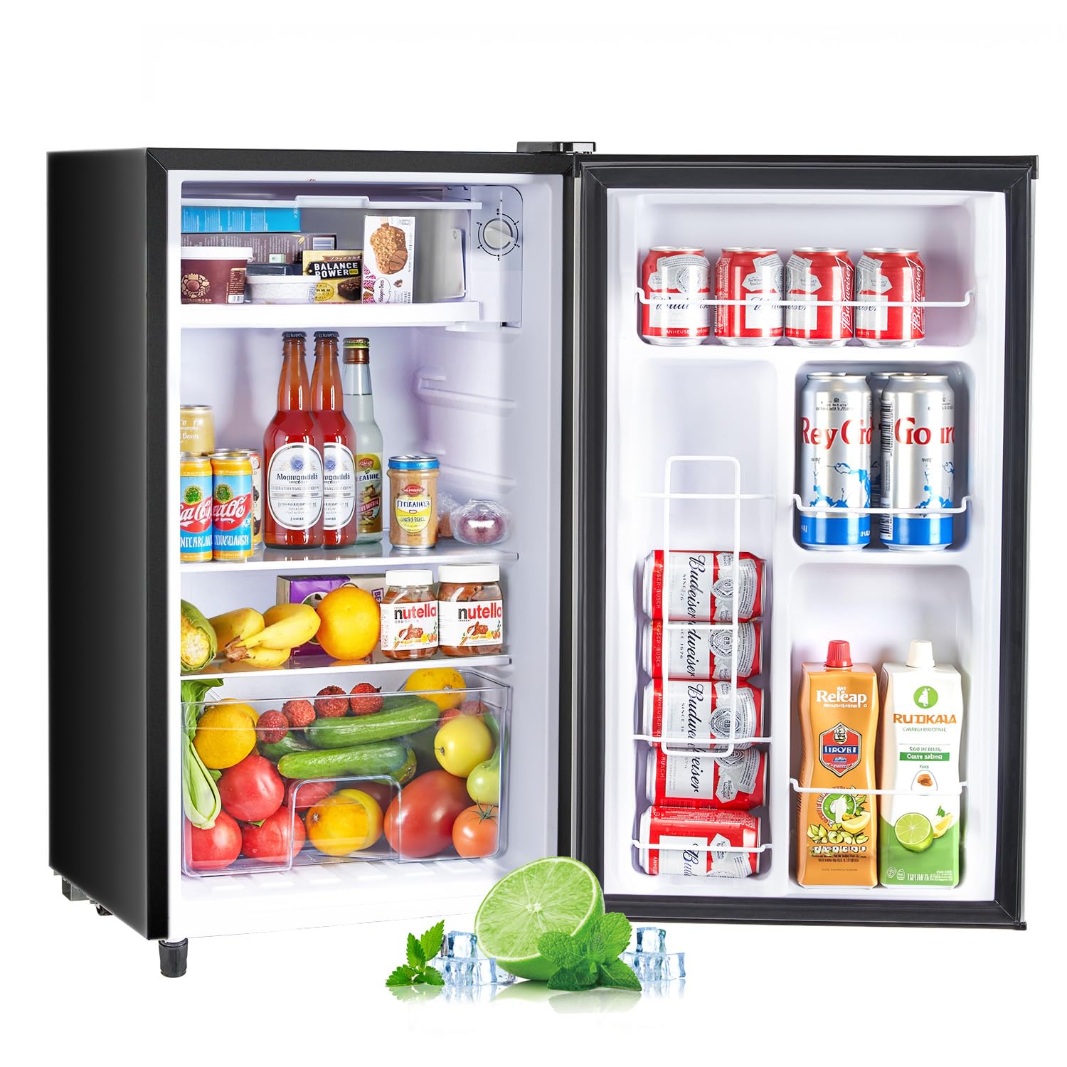 Atilioo BS-WE-BX-HS 3.2 cu ft Compact Freezer Black