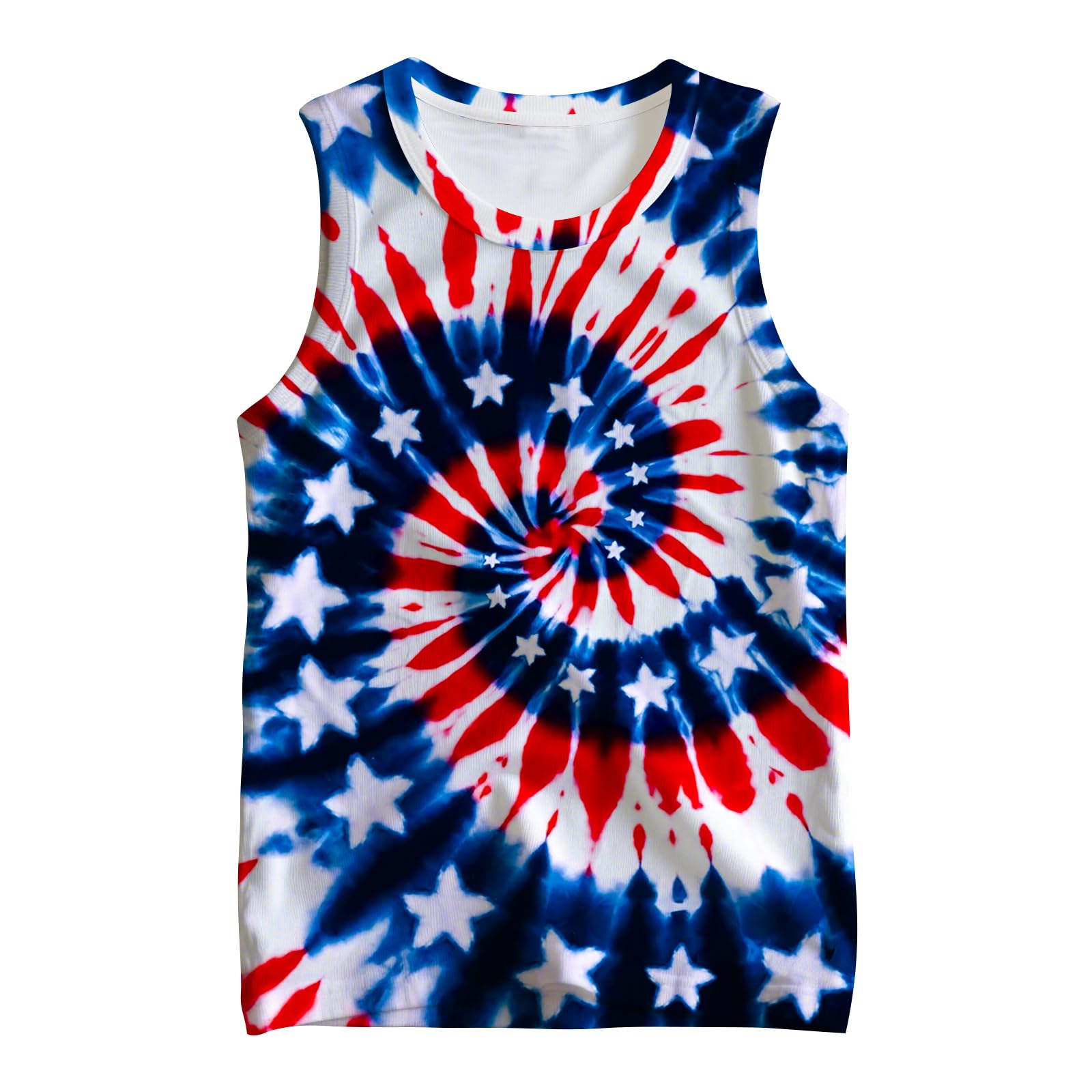 Kids Cute Animal Tie Dye Tank Tops Shirt Sleeveless Undershirt