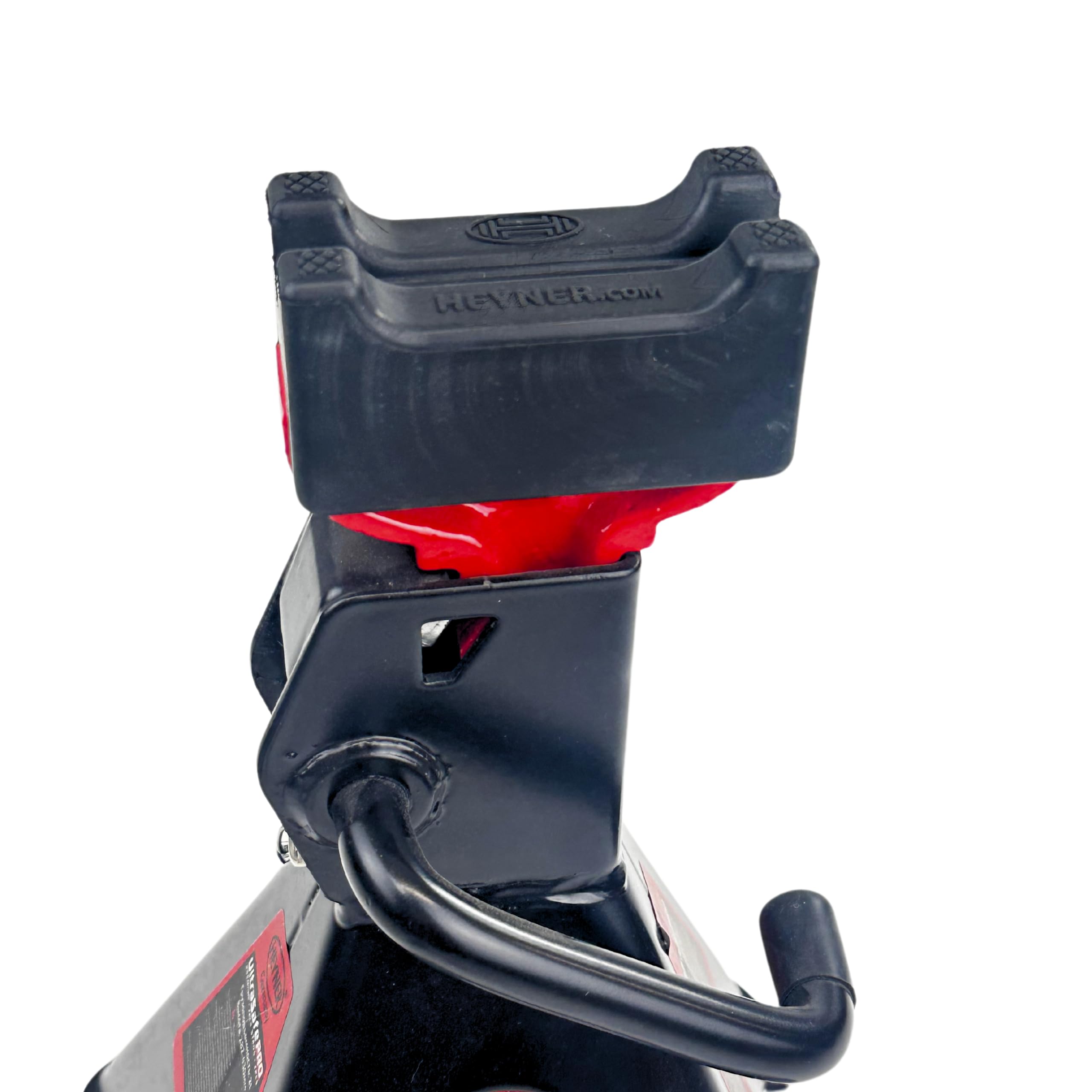 HEYNER Elevador Coche Soporte Jack 3 toneladas, Juego de 2 piezas con almohadillas de goma adicionales H347430/347670