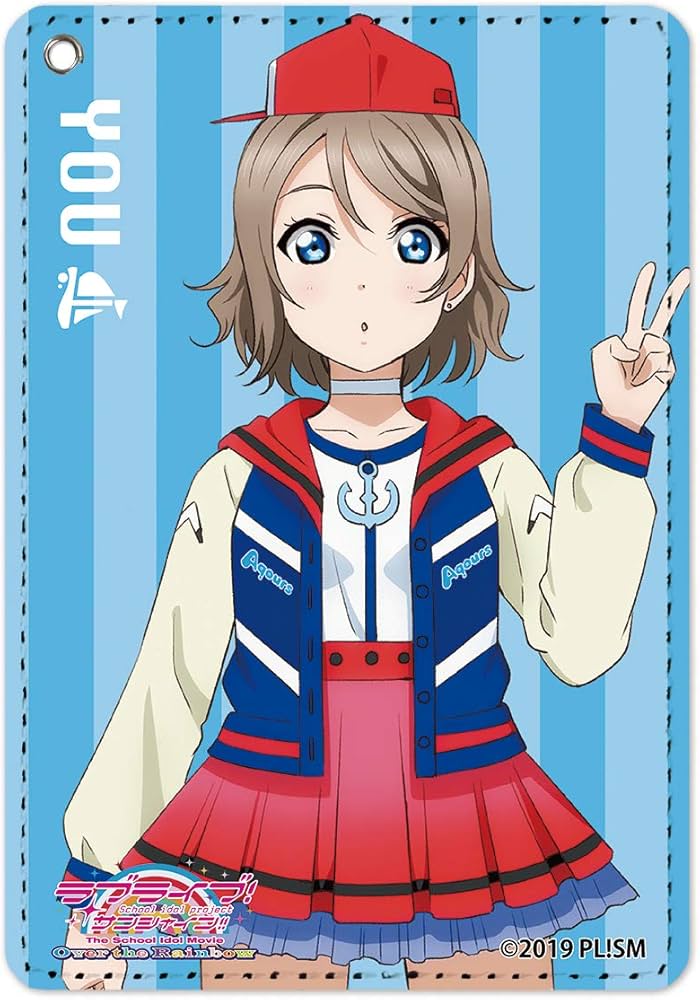 ラブライブ！サンシャイン!! Aqours 渡辺曜　パスケース ラブライブ！サンシャイン!! Aqours 渡辺曜パスケース