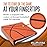 Basketball Card Binder with 50 Transparent Sleeves | Hoopz Texture by All Star Products | Real Basketball Look & Feel | Patented 3-Ring Album for Trading Card Protection
