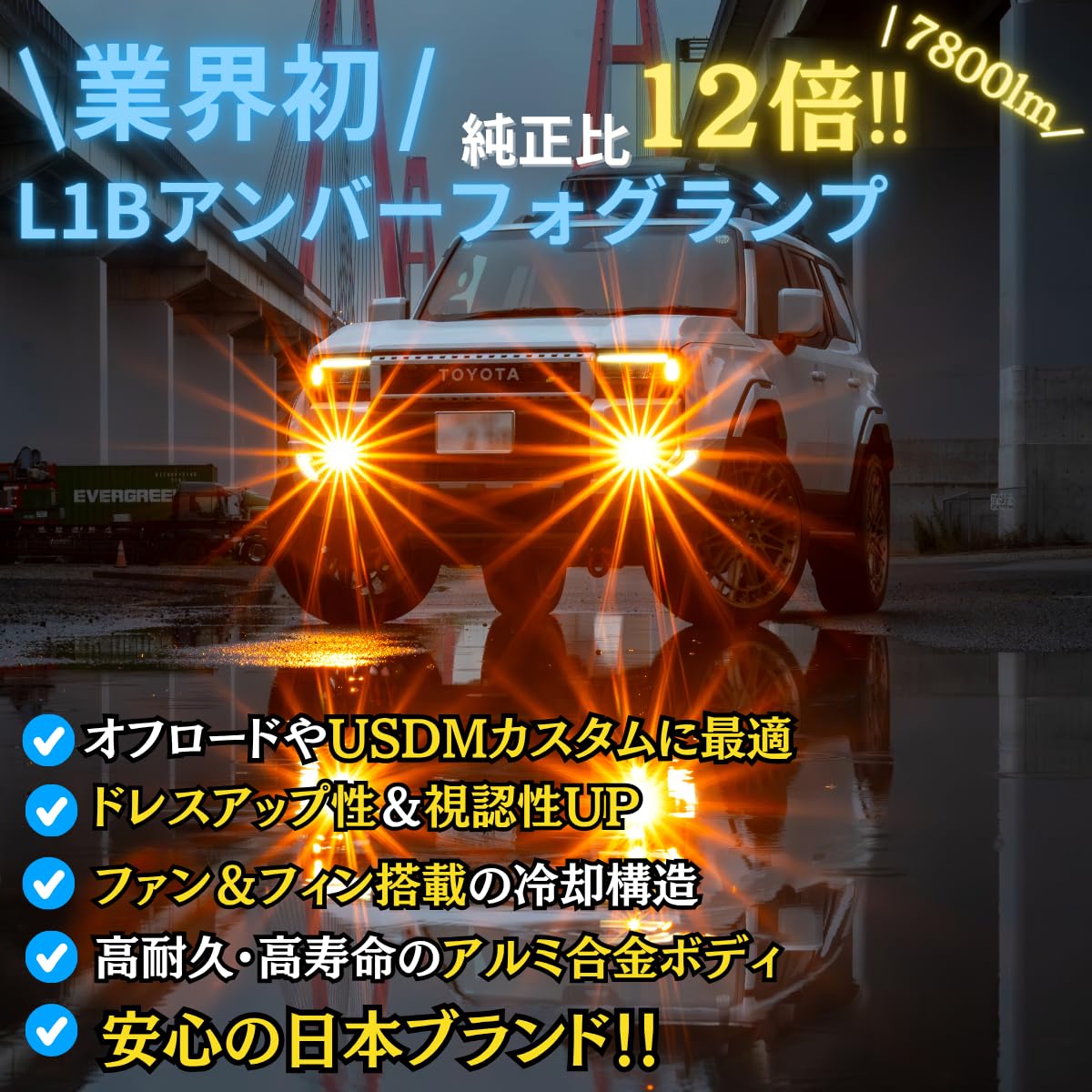 Amazon.co.jp: 池田フォグ L1B フォグランプ led 新型 純正交換用