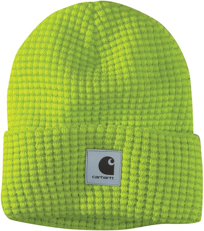 Carhartt Men's Knit Beanie with Reflective Patch