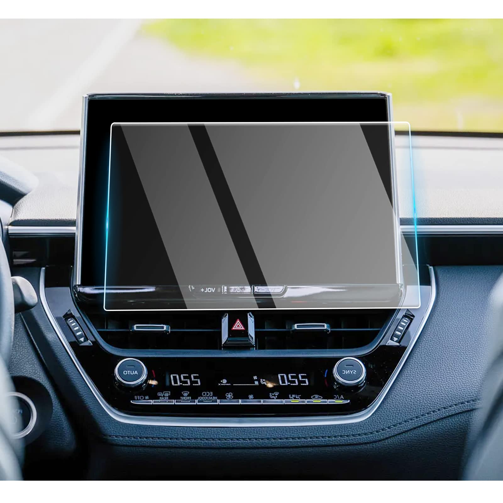 Pellicola Protettiva In Vetro Temperato Per Toyota Corolla 2025, Schermo 10.5 Pollici, Modelli XSE/FX/SE/Hybrid SE/XLE, HD Antigraffio, Facile Installazione