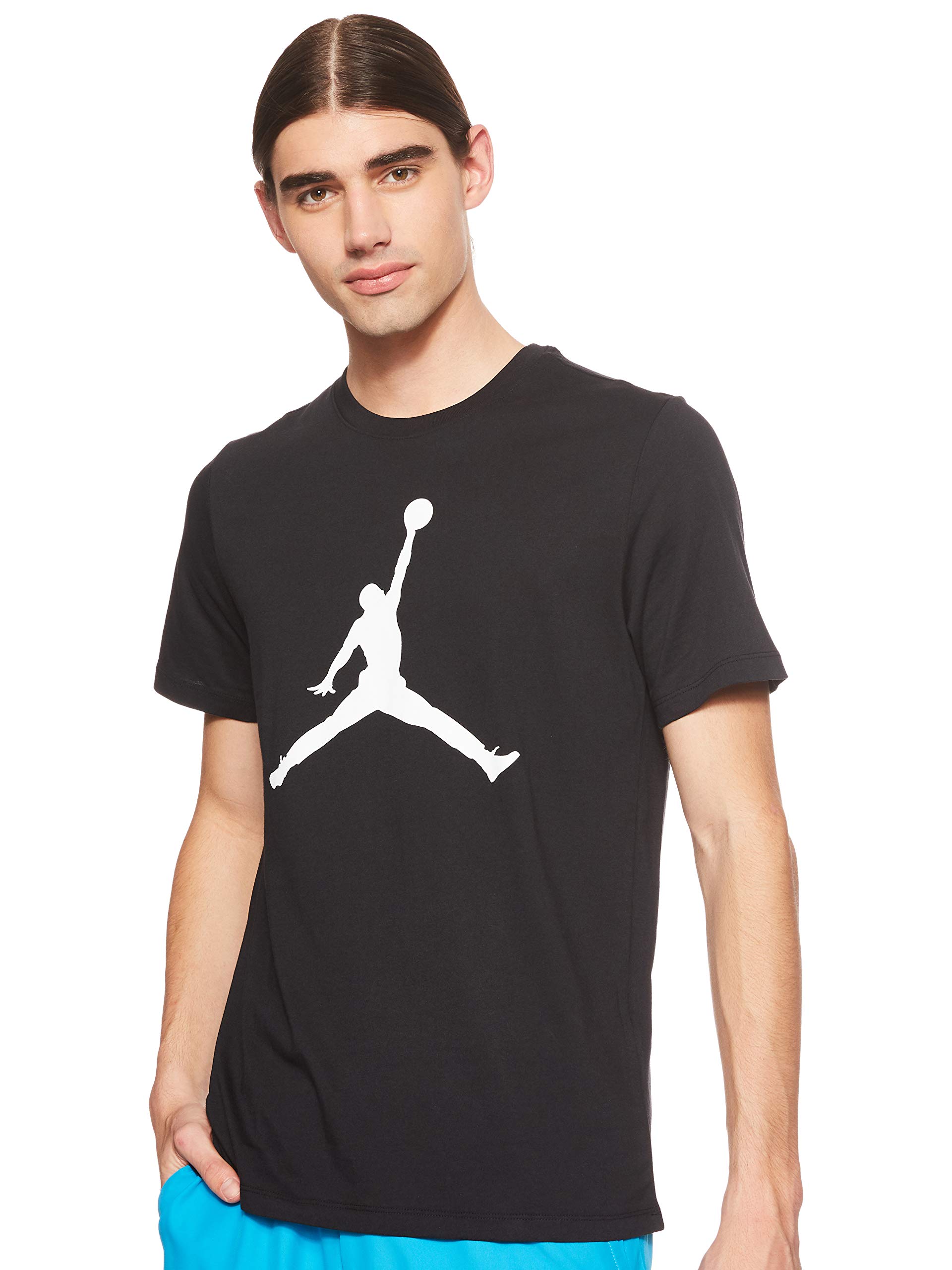 NikeMens 90J JUMPMAN Short-Sleeve CREW T-Shirt