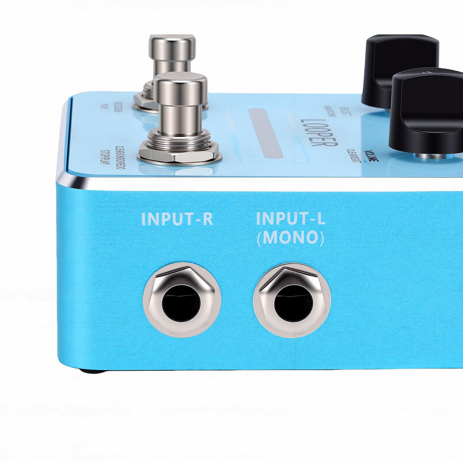 Keenso Pedale Looper per Chitarra, Pedale Effetti per Registrazione di Frasi in Lega di Alluminio con 40 Slot di Memoria 160 Minuti Gestione Dati USB C per la Scrittura di Canzoni Bassi Performance