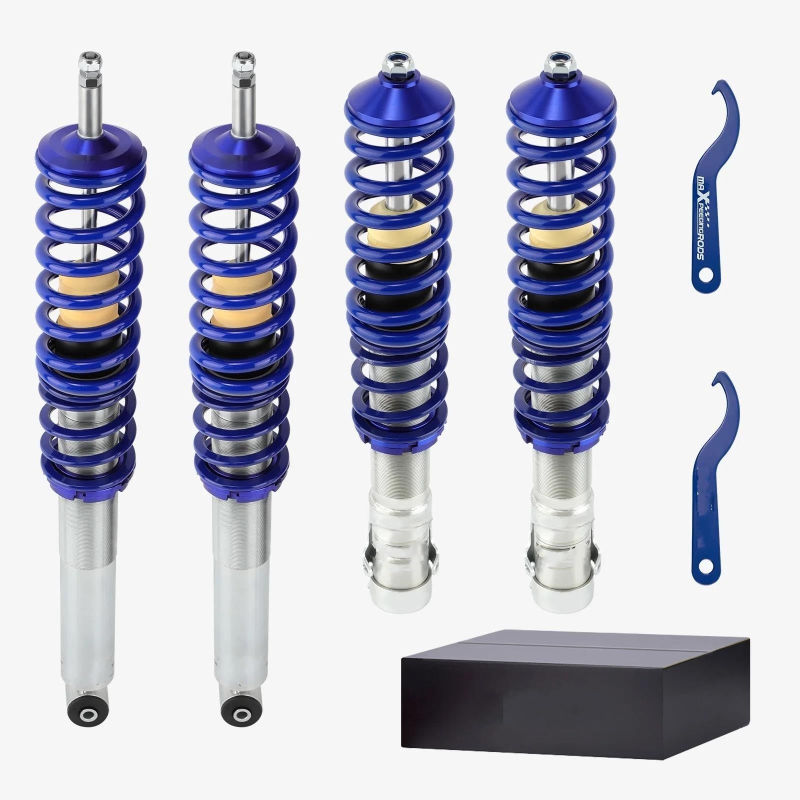 Ammortizzatore ad aria Kit Di Abbassamento Con Ammortizzatori Coilover Da 4 Pezzi Per Golf Per MK2 MK3 84-00 Per VW Per Jetta 84-98 Ammortizzatori Auto