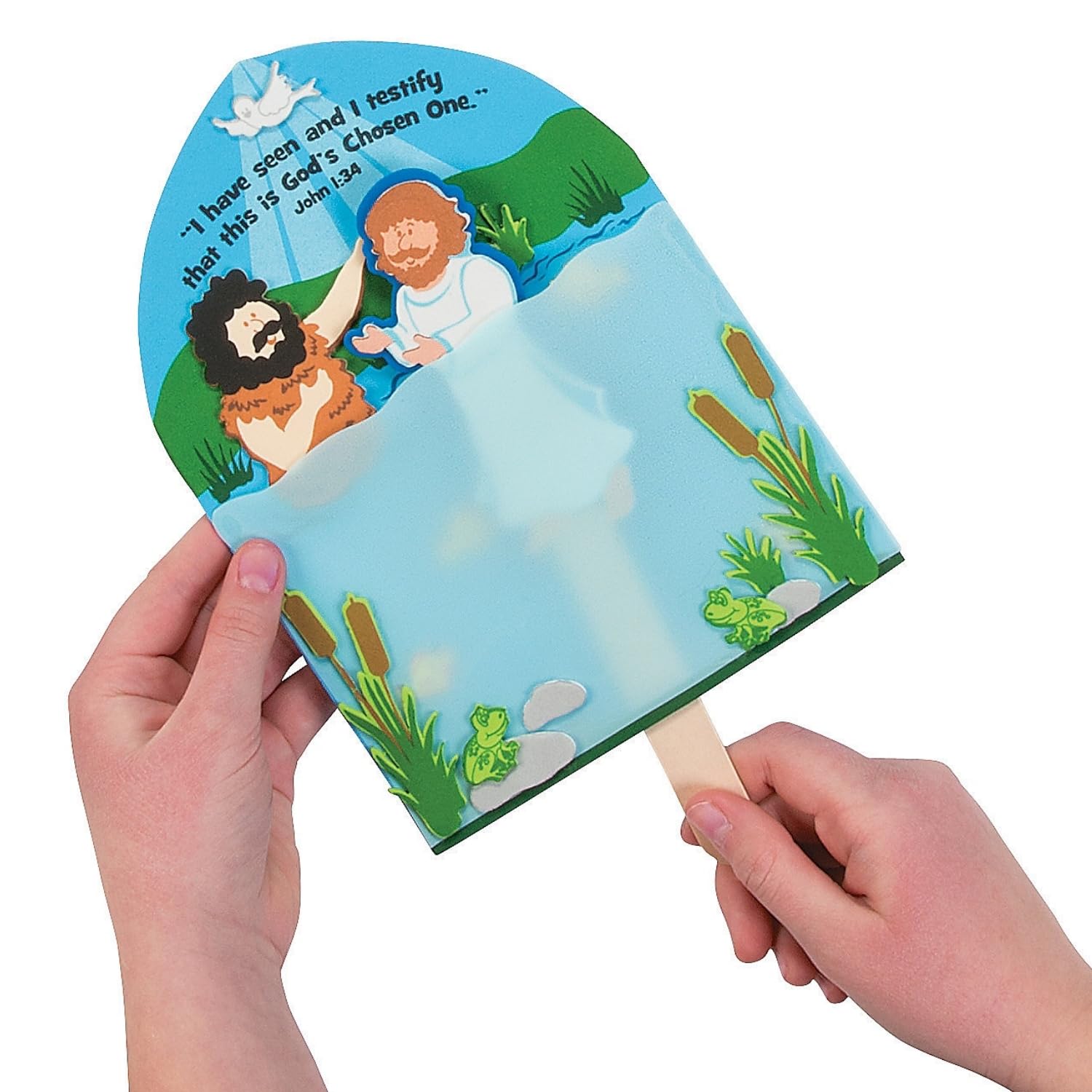 Jesus Baptism Craft For Preschool