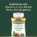 NATURE'S BOUNTY Adult Multi, Helps to Support Immune Function, Helps Development Of Bones & Teeth, Cherry, Grape & Orange Flavours, 375 g