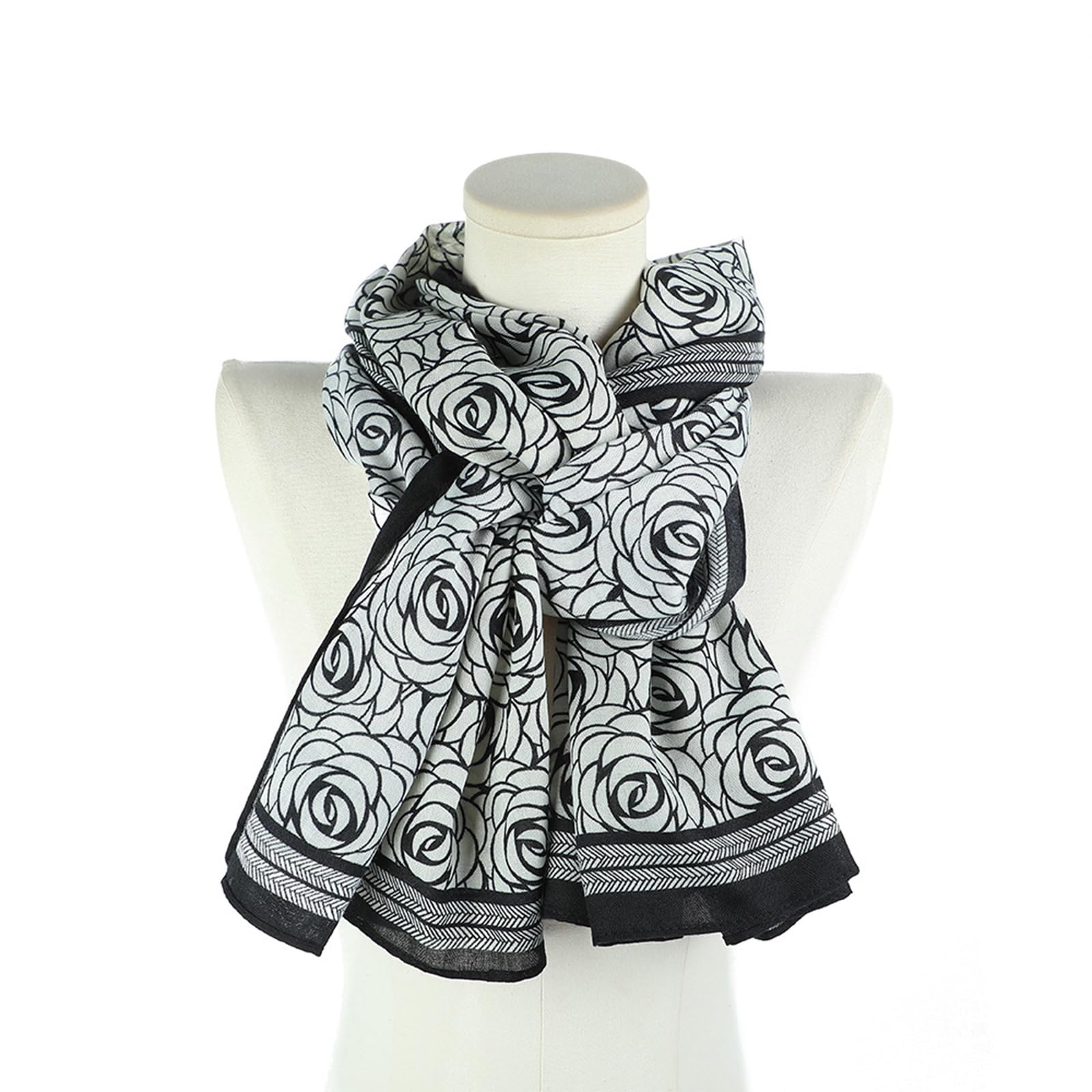 AHTCPO Feeling Long Scarf Women, Large Shawls Headscarf, Neck Sunscreen Shawls(Color 2)