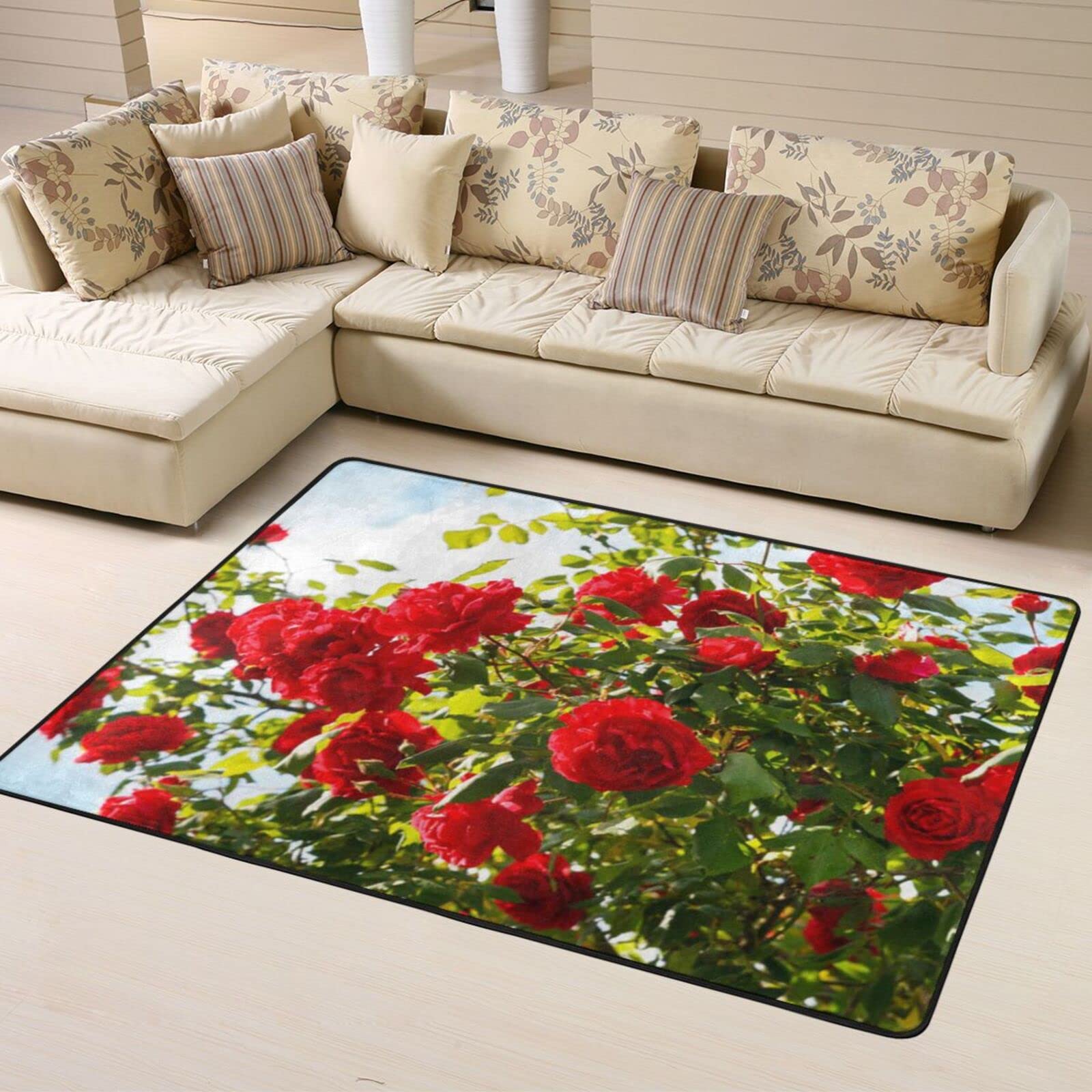Tapis en mousse à mémoire de forme antidérapant pour chambre et dortoir