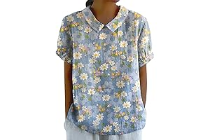 Breathable National Night Out Ladies Linen Top