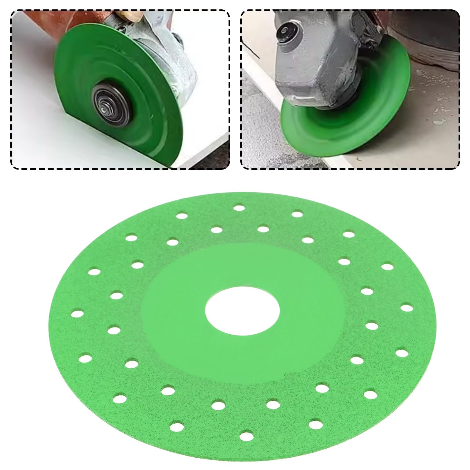 Briny River 3Pcs 115mm Diamond Chamfered Saw Blade Sanding Blade Suitable for Cutting Rock Slabs Granite Marble - Image 3