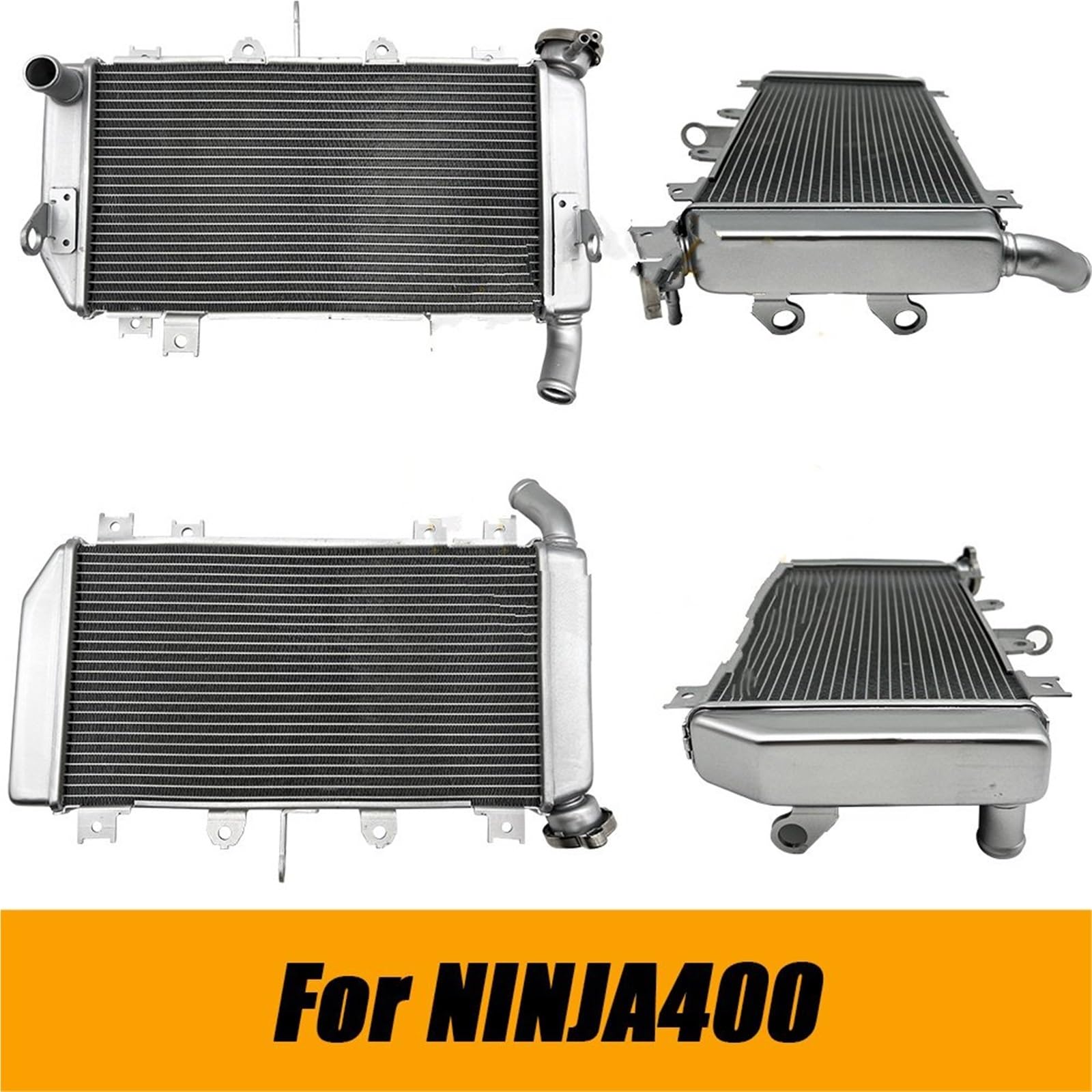 Radiateur en aluminium pour Ninja400 NINJA400, système refroidissement Radiateur en pour,Radiateur moteur