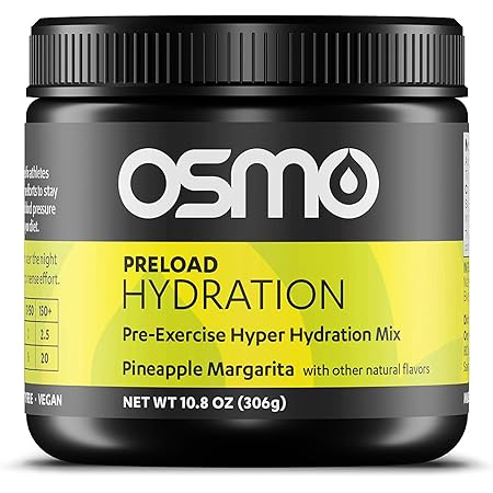 Amazon Com Osmo Nutrition Preload Hydration Mix Pre Exercise Hyper Hydrator Electrolyte Drink Powder Beat Cramps Increase Hydration Levels All Natural Ingredients Pineapple Margarita 20 Servings Health Household Amazon Com Osmo Nutrition Preload Hydration Mix Pre Exercise Hyper Hydrator Electrolyte Drink Powder Beat Cramps Increase Hydration Levels All Natural Ingredients Pineapple Margarita 20 Servings Health Household