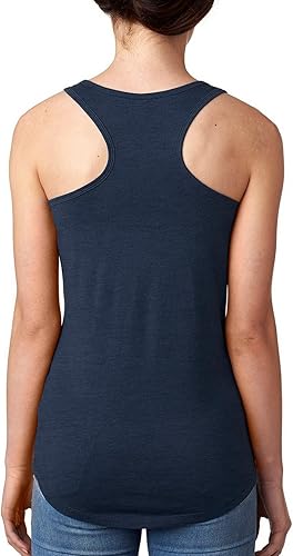 Miniatura 3 de Next Level 1533 Camiseta sin mangas de espalda cruzada ideal color azul marino, talla XL, Marina de medianoche