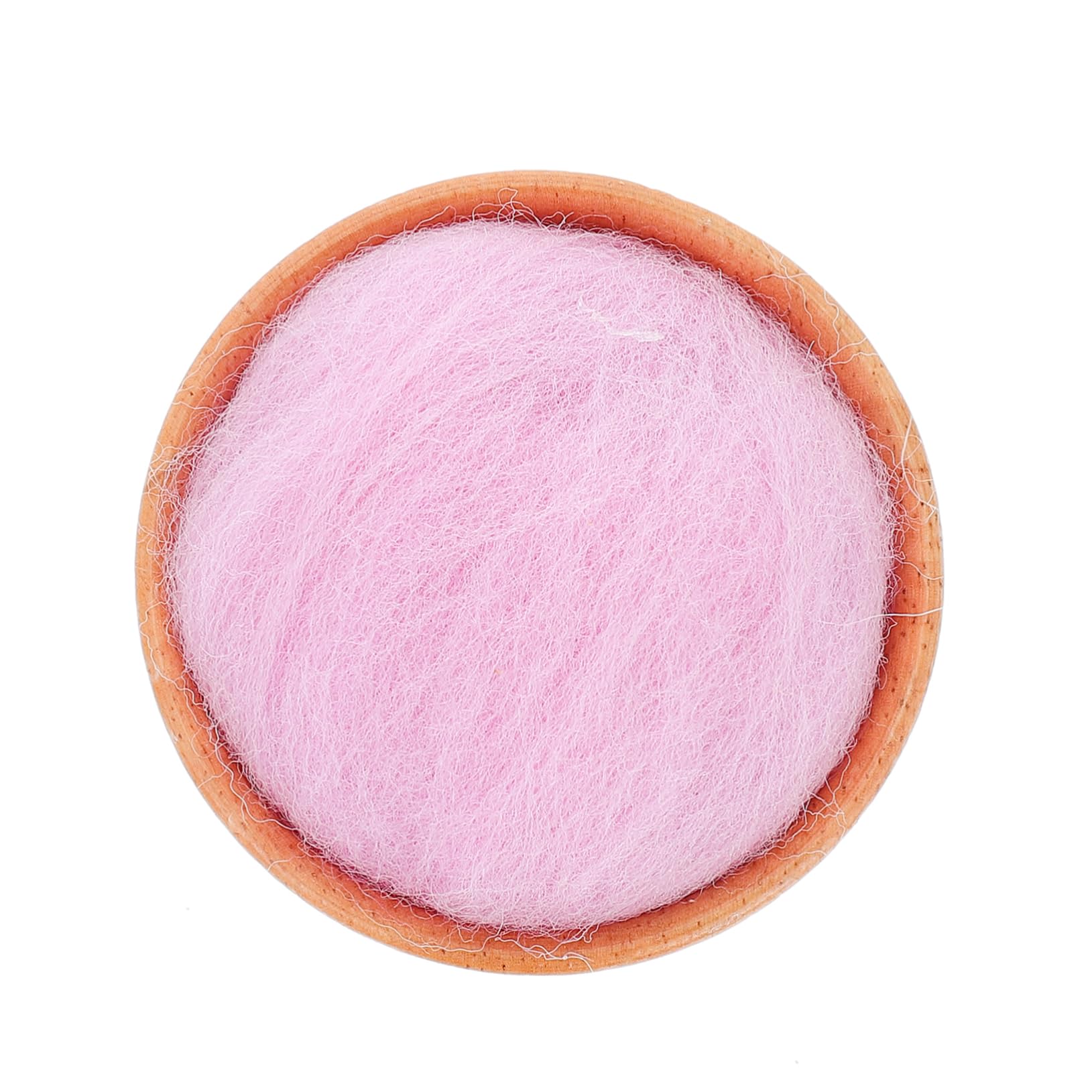 Uonlytech 1Pc Wool Ball Pin Cushion with Base Cute Needle Organizer for DIY Sewing Crafts Adorable Half Design for Safe Needle Storage and Easy Access