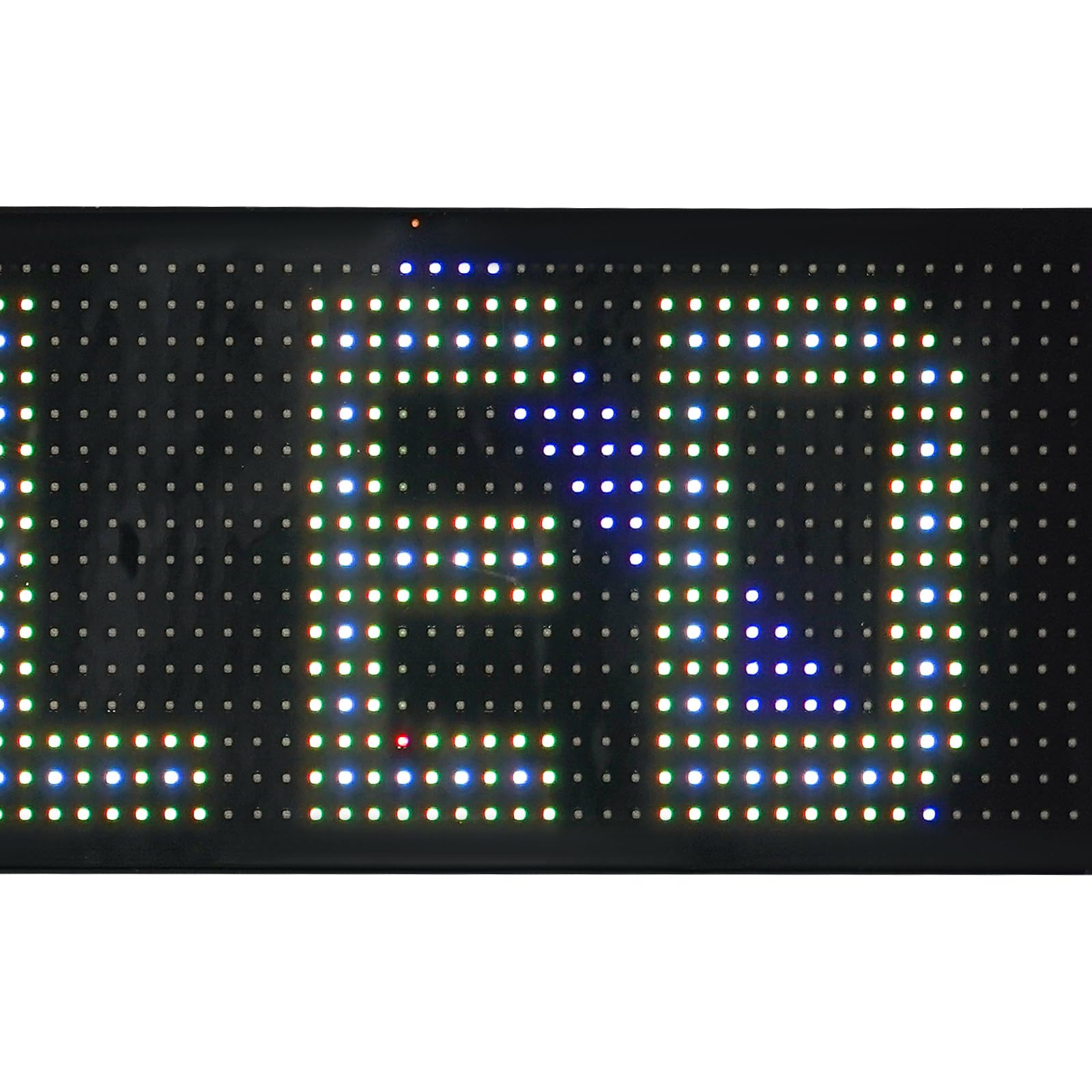 Tablero de indicadores LED 59,5 x 12 cm flexible LED con protección IP65, control de aplicación y mando a distancia, placa de nombre programable 0,22 kg, cartel portátil para coche, tienda y bar