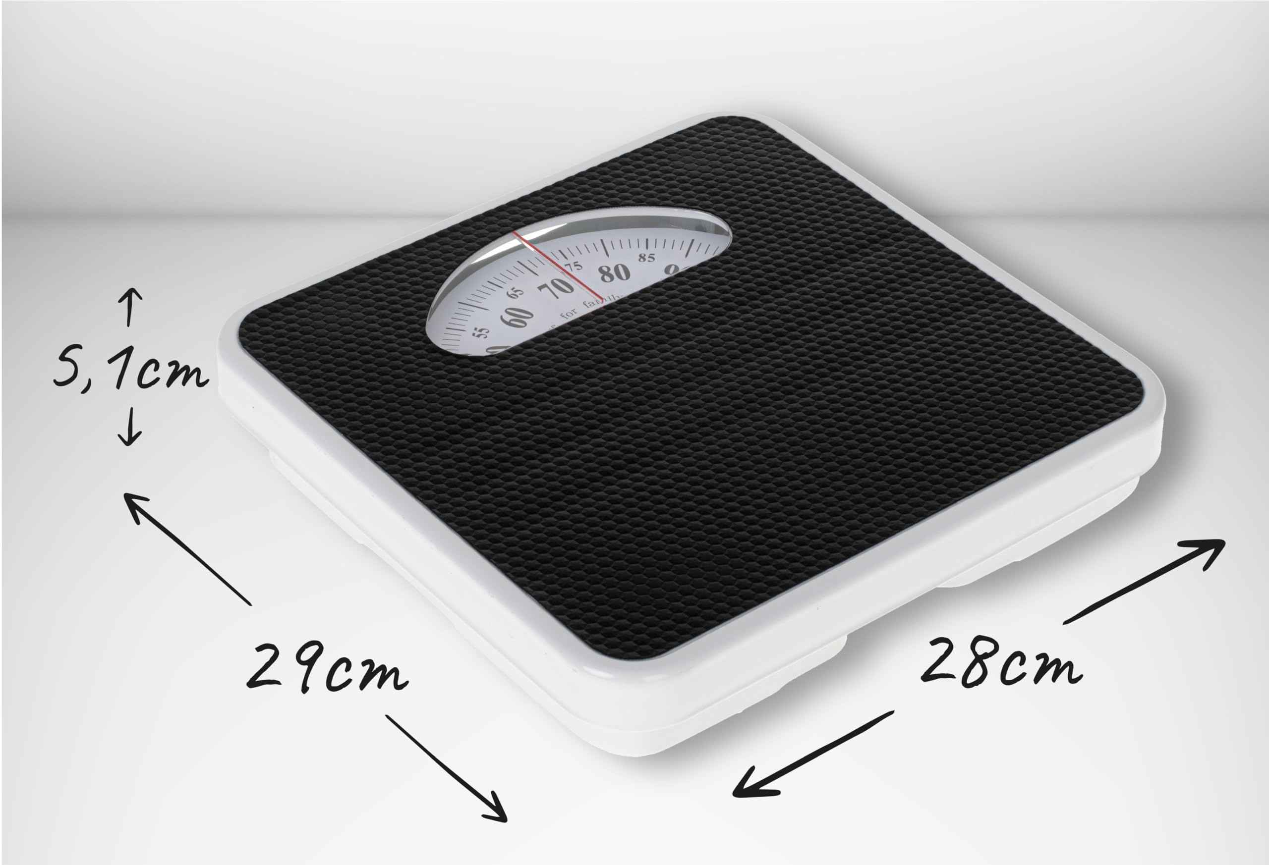 Adler Pèse-personne mécanique, charge maximale jusqu'à 136 kg