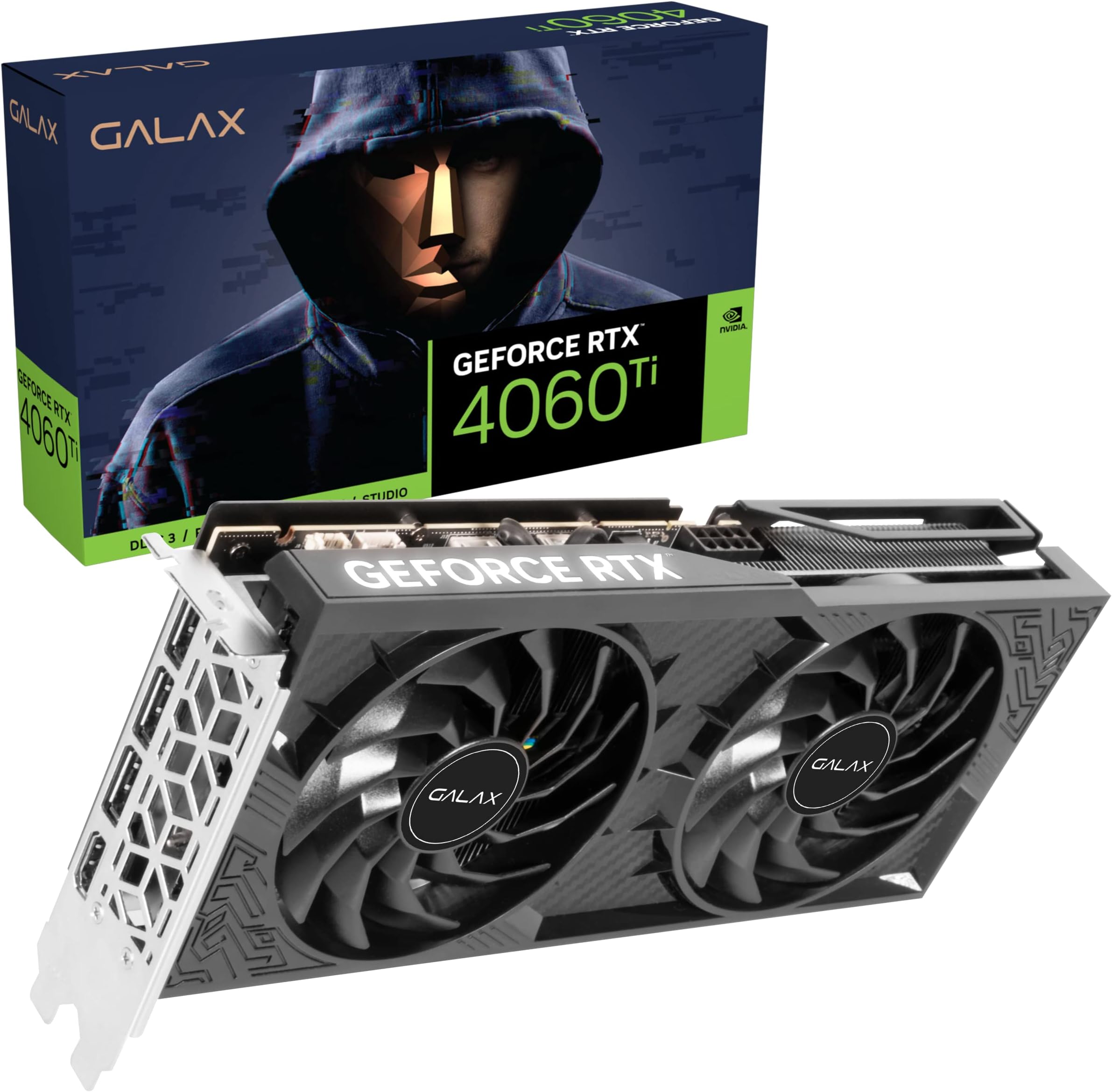 Galax GeForce RTX™ 4060 Ti 8GB 1-Click OC 8GB GDDR6 128-bit/DP*3/HDMI 2.1/DLSS 3-46ISL8MD8COC