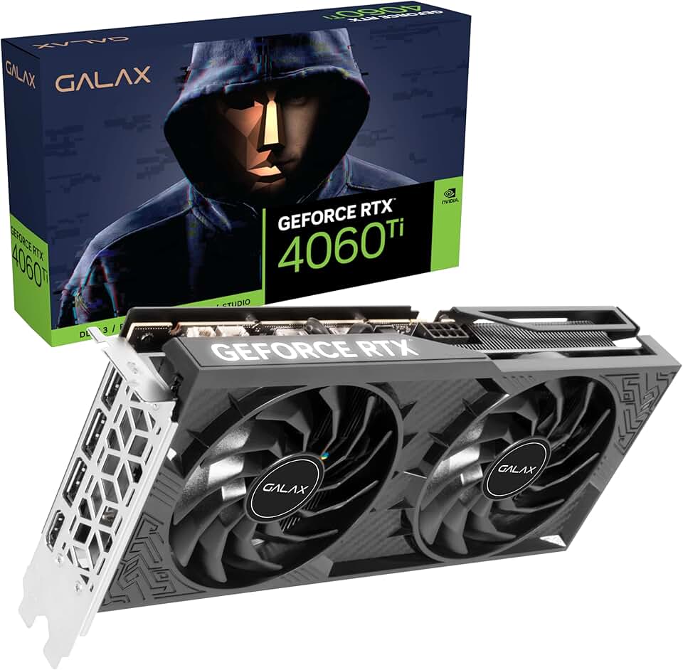 Placa de Video NV RTX4060TI 8GB 1-CLICK OC 128BIT GDDR6 GALAX 46ISL8MD8COC