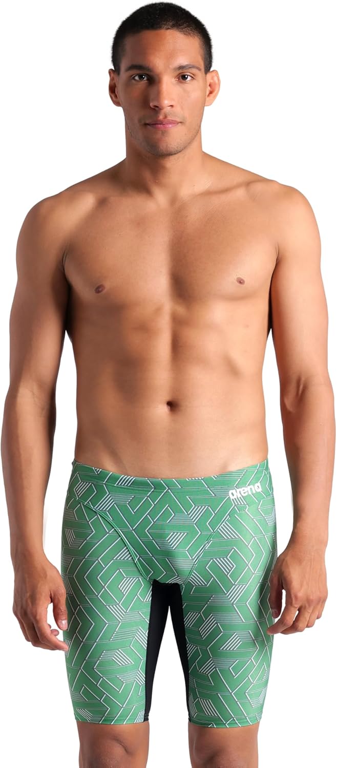 Arena Men's Arena Performance Men's Escape Swim Jammer Athletic Swimwear Professional Swimsuit