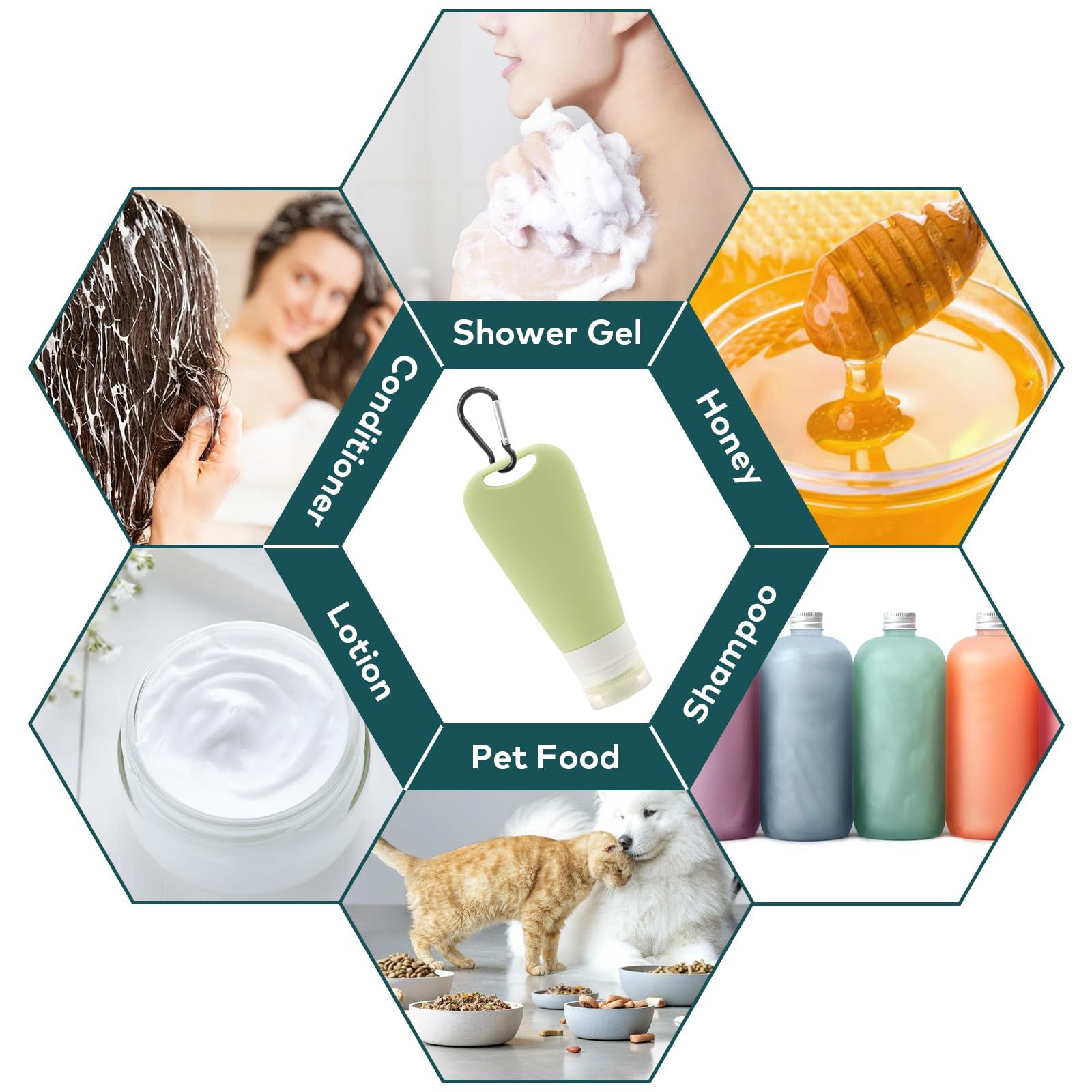 4 Piezas Tubos de Alimentación para llenar 90 ml Tubo para Perros Reutilizable Silicona para Perros con Mosquetón Cepillo para Tubos Ensayo Diseñado para Entrenamiento de Perros Como Recompensa
