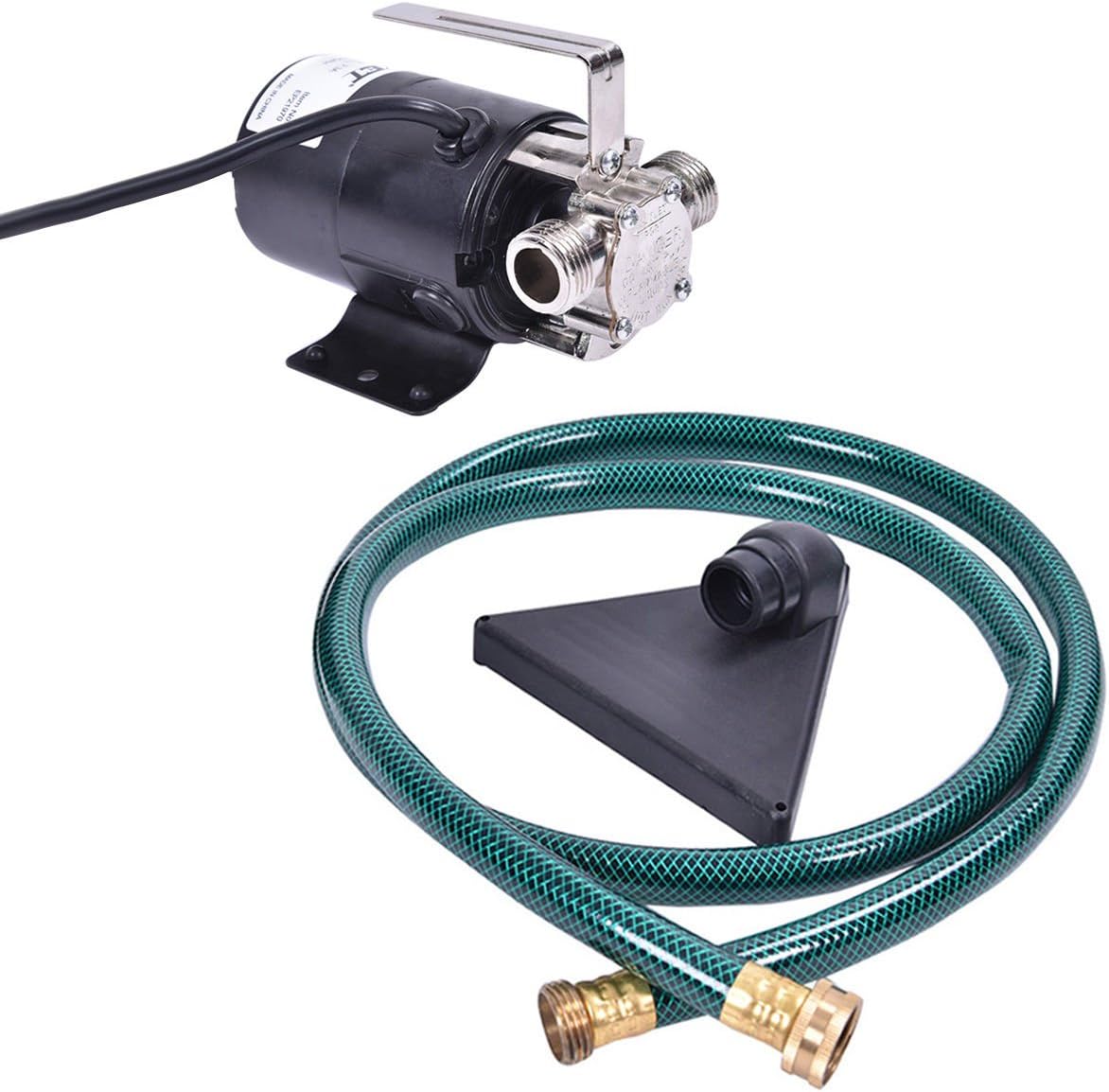 Electric Power Water Transfer Removal Pump 120V Sump Utility 330GPH With Hose