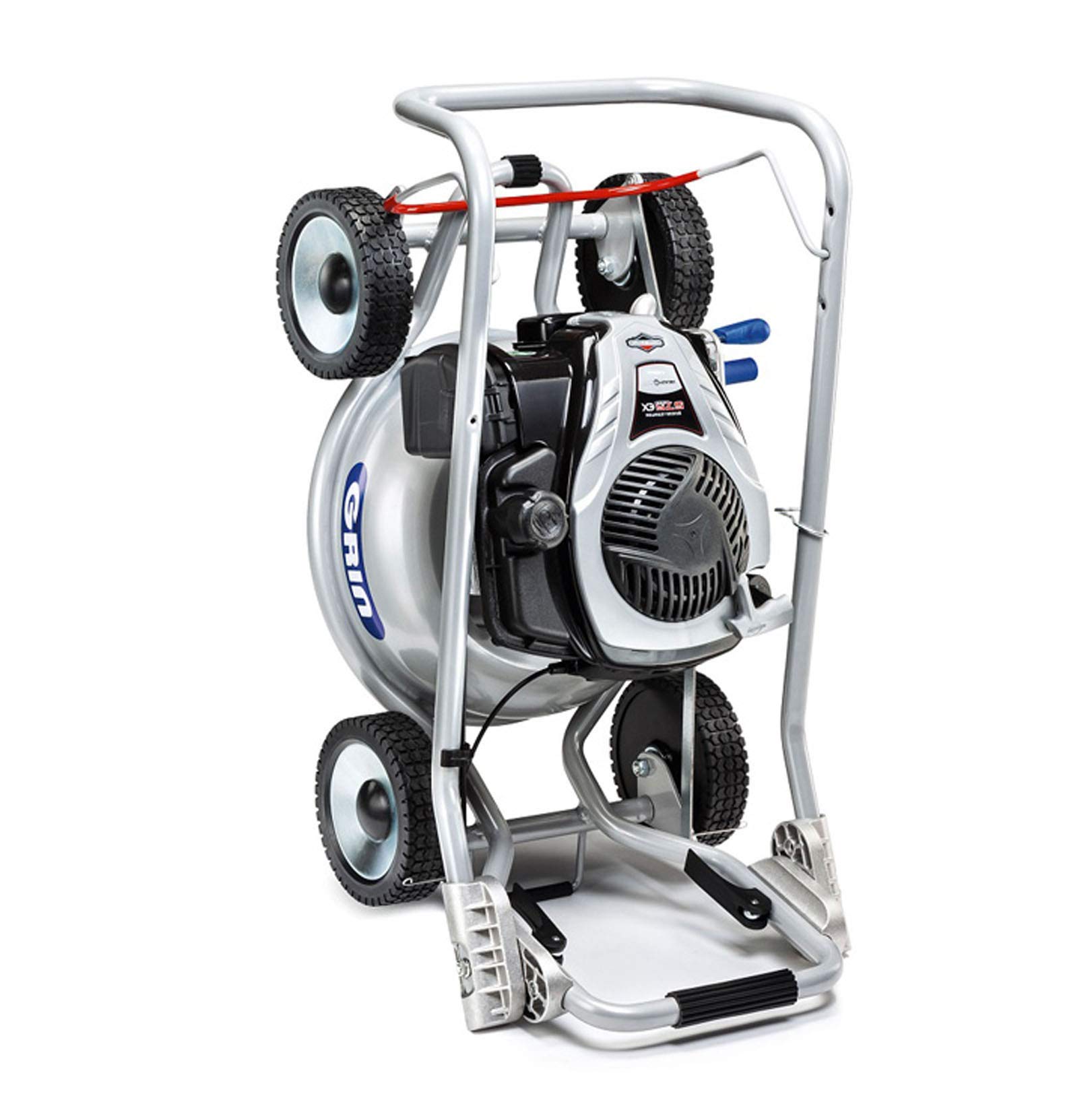 Grin Rasaerba a Motore HM37, 37 cm, Benzina, Manuale, Giardinaggio