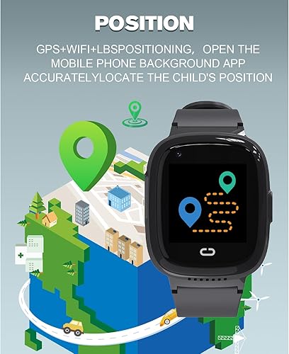 Miniatura 9 de PTHTECHUS Reloj inteligente 4G para niños con tarjeta SIM, reloj GPS para niños con videollamada, chat de voz WiFiGPSllamada SOS Chat Cámara