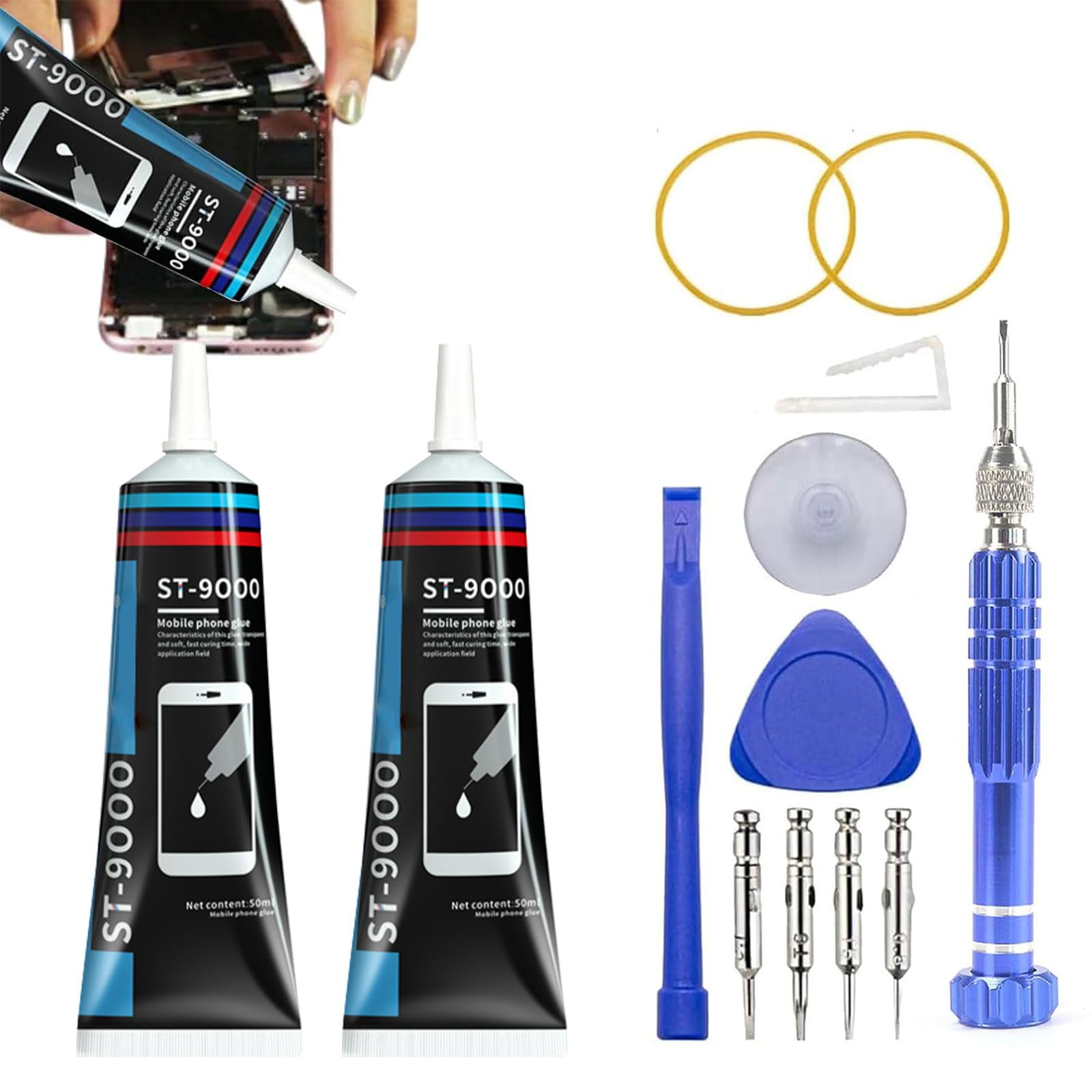 Phone Repair Glue,Multifunction DIY Phone Adhesive for Screen,Easy to Operate,Wide Application,Waterproof,
