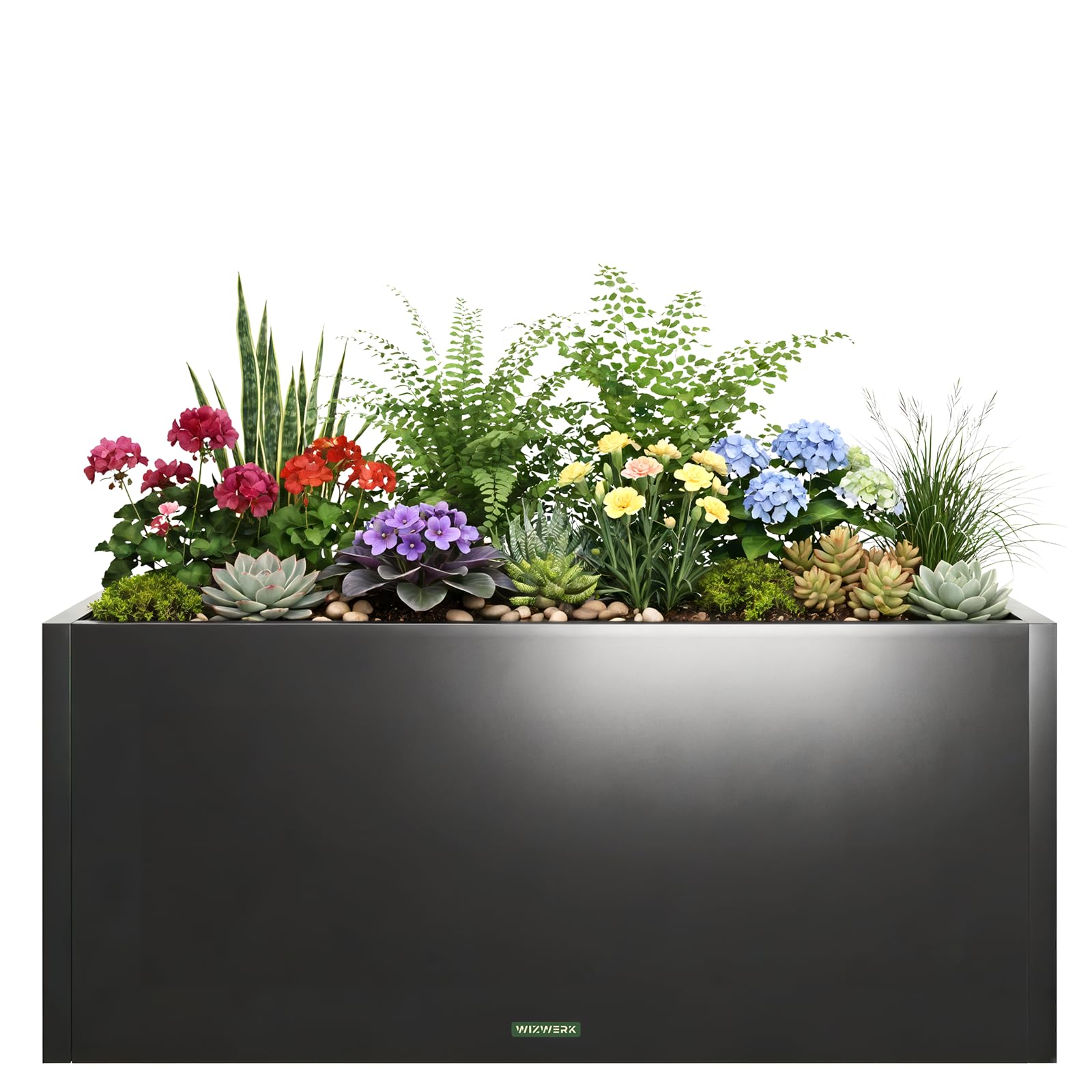 WIZWERK Galvanized Steel Planter Box