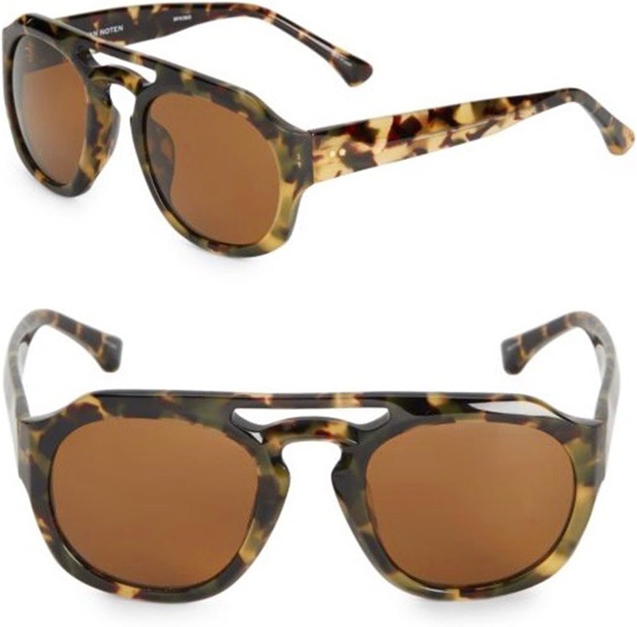 Dries Van Noten Tortoise Shell Pantos Sunglasses